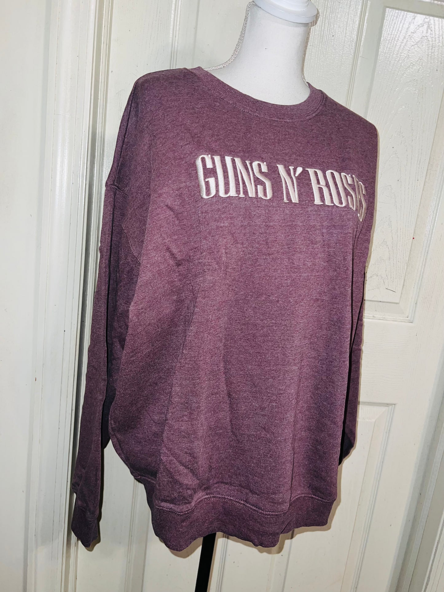 Guns n Roses Oversized Distressed Sweatshirt