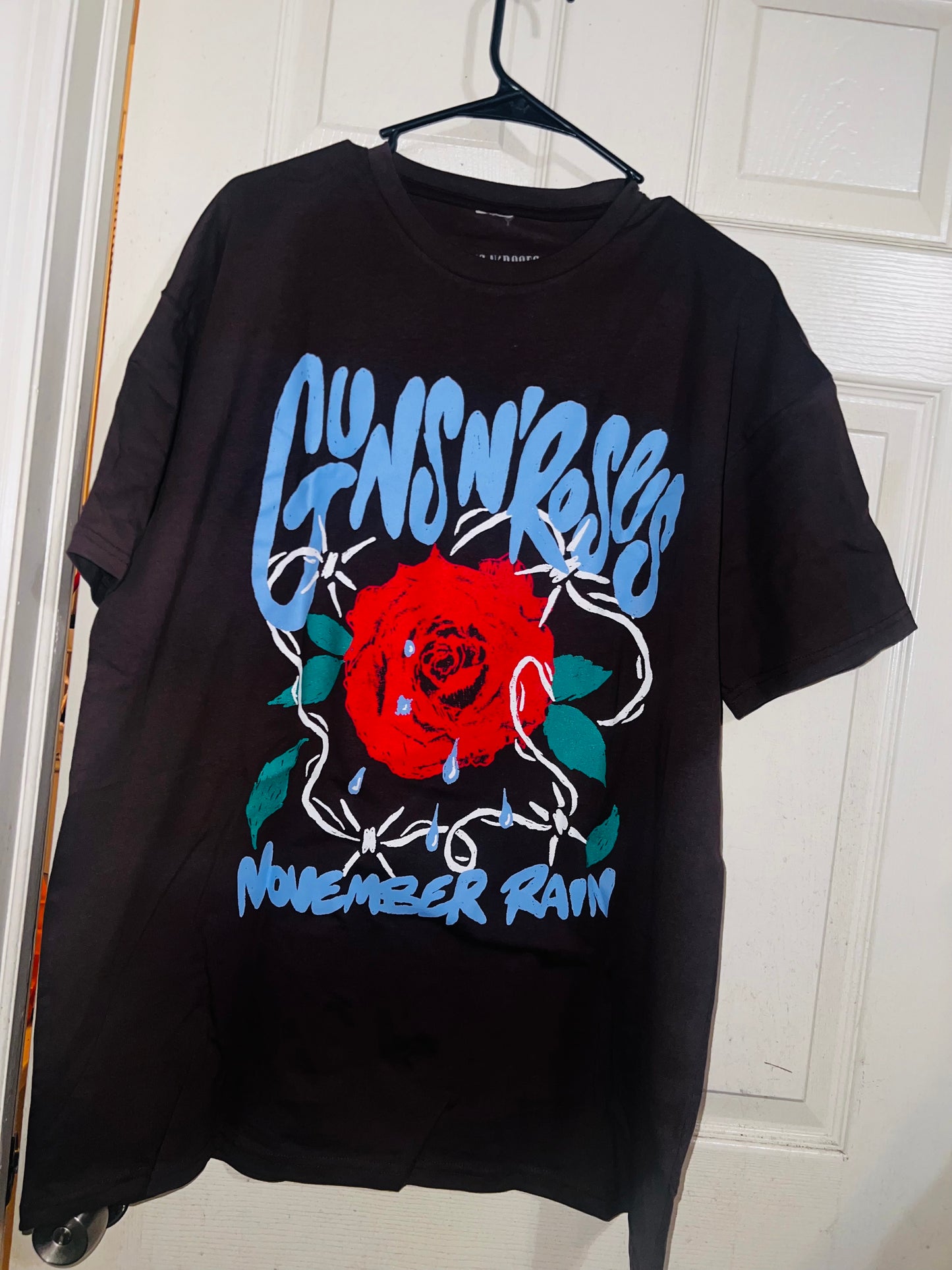 Guns n Roses November Rain Oversized Distressed Tee