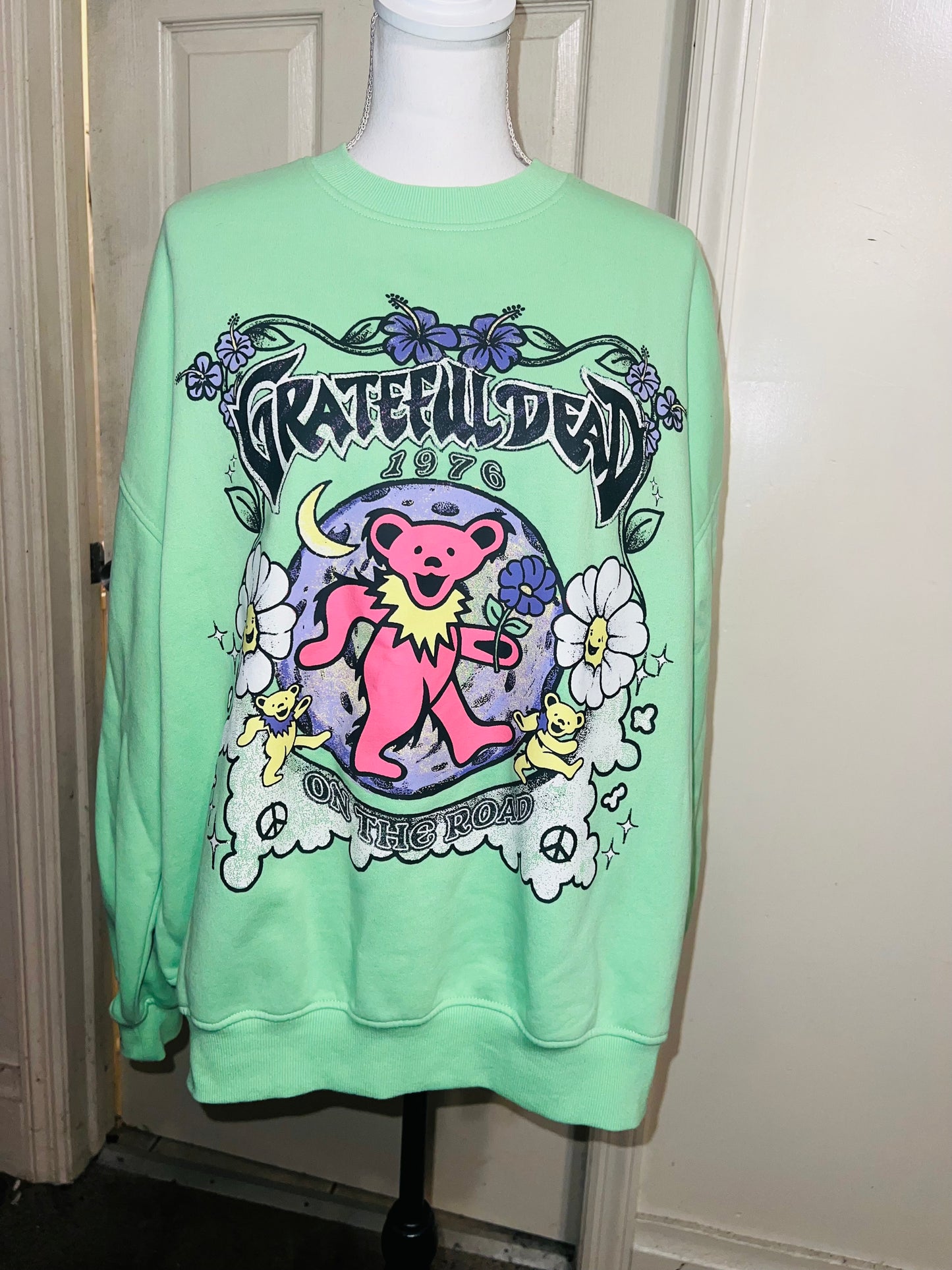 Grateful Dead Oversized Distressed Sweatshirt