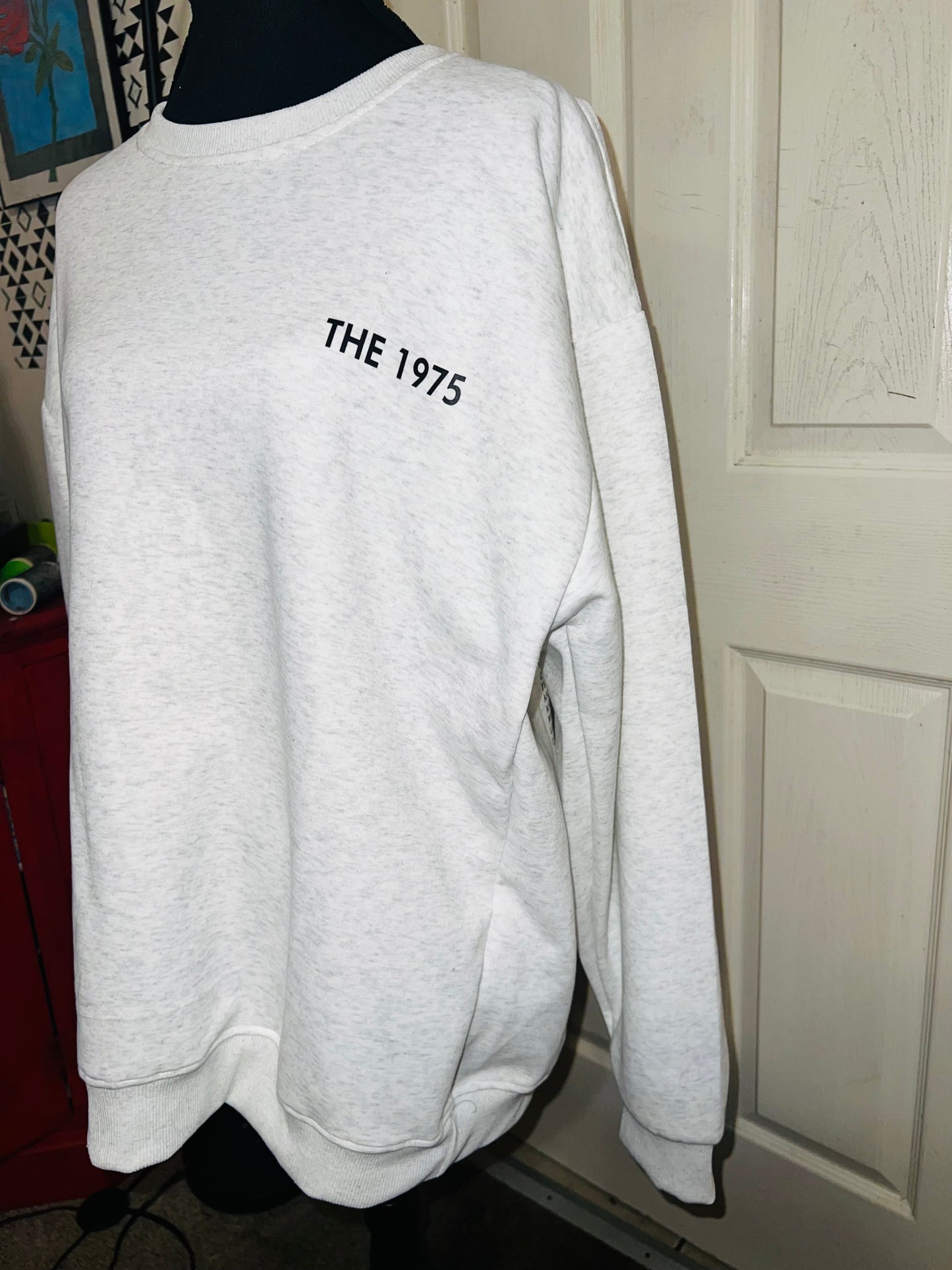 The 1975 ABIIOR Double Sided Oversized Distressed Sweatshirt