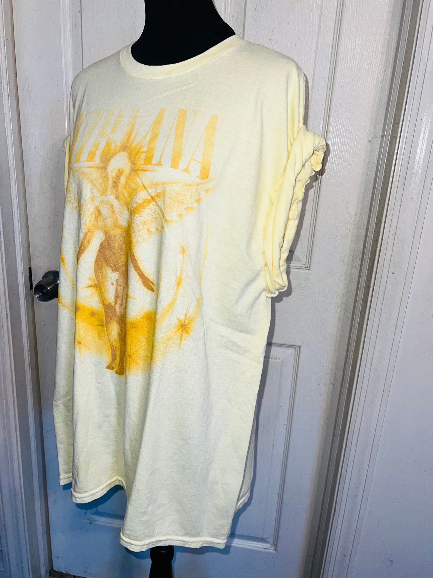 Nirvana Oversized Distressed Tee