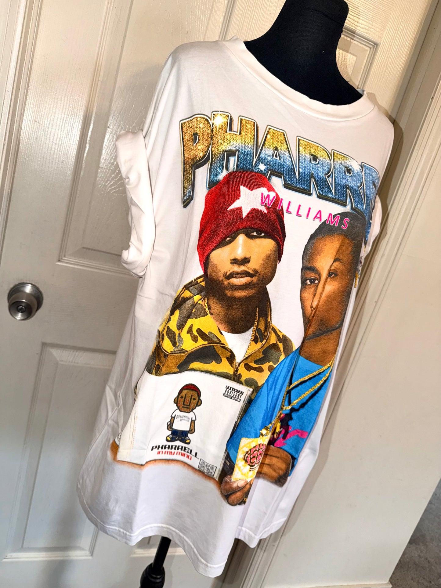 Pharrell Williams Double Sided Oversized Tee