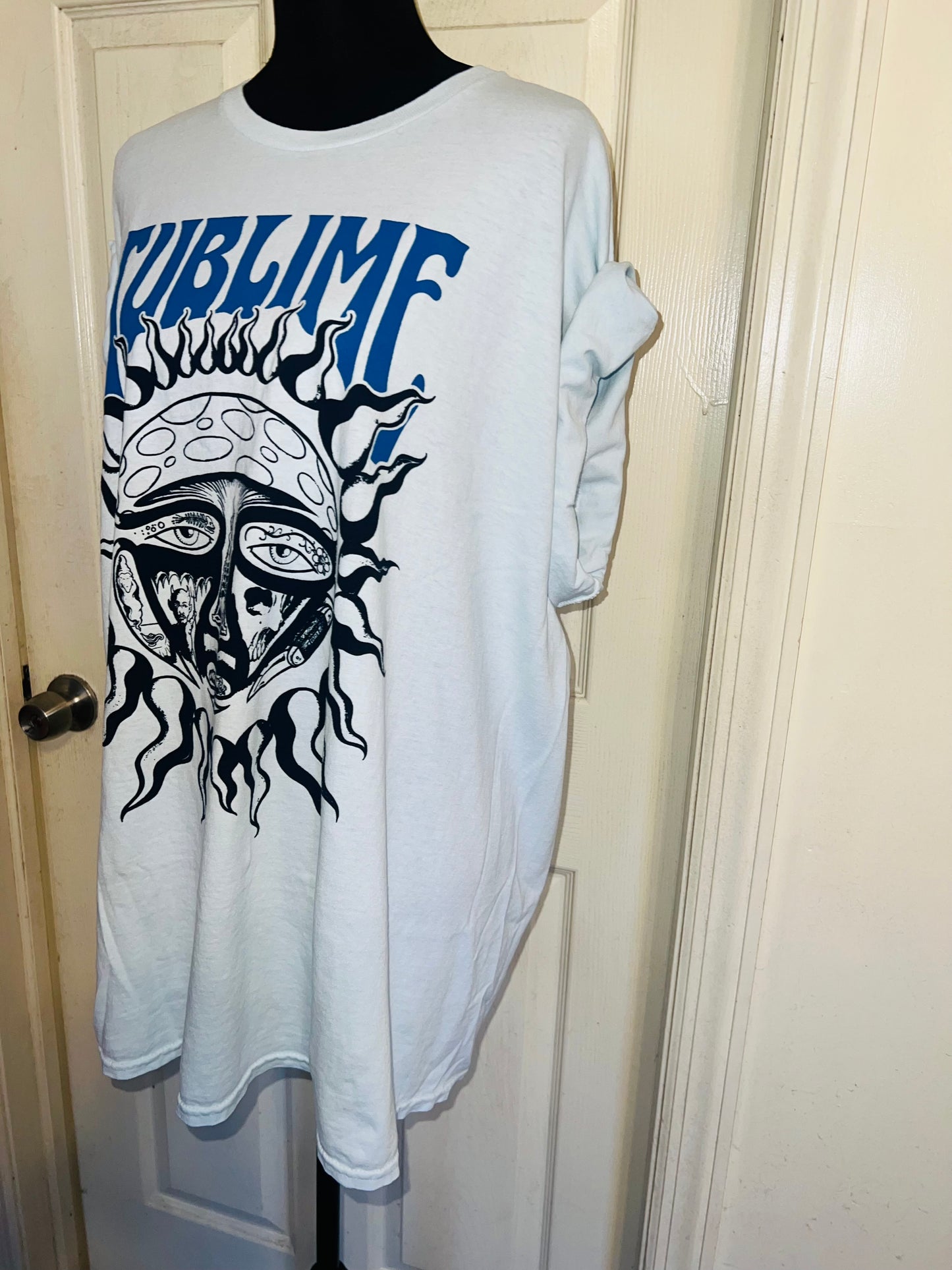 Sublime Double Sided Oversized Distressed Tee
