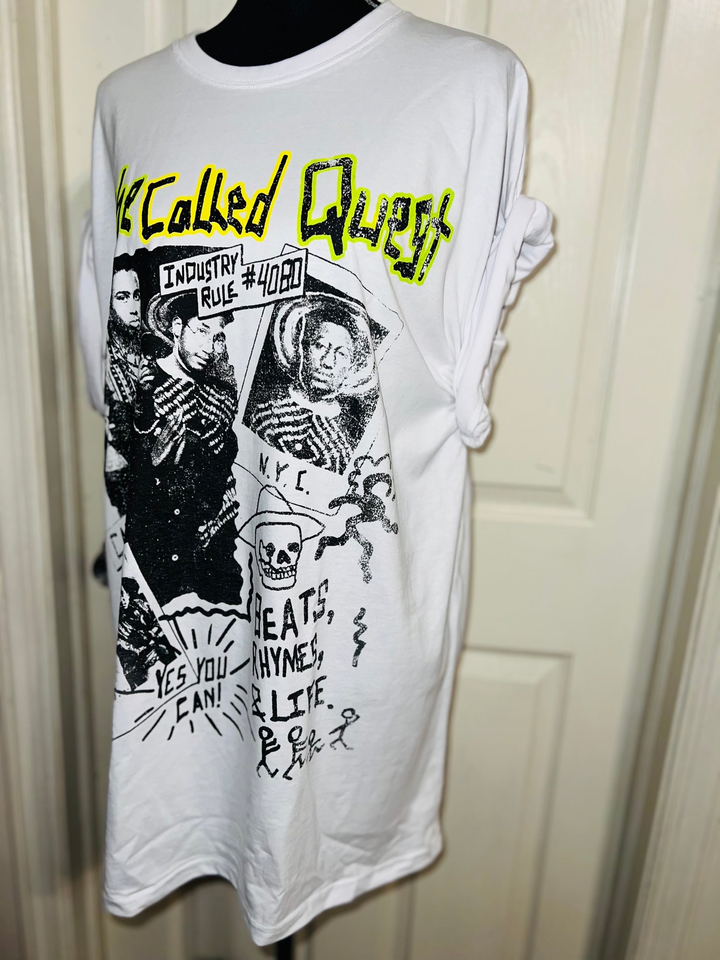 A Tribe Called Quest Oversized Distressed Tee