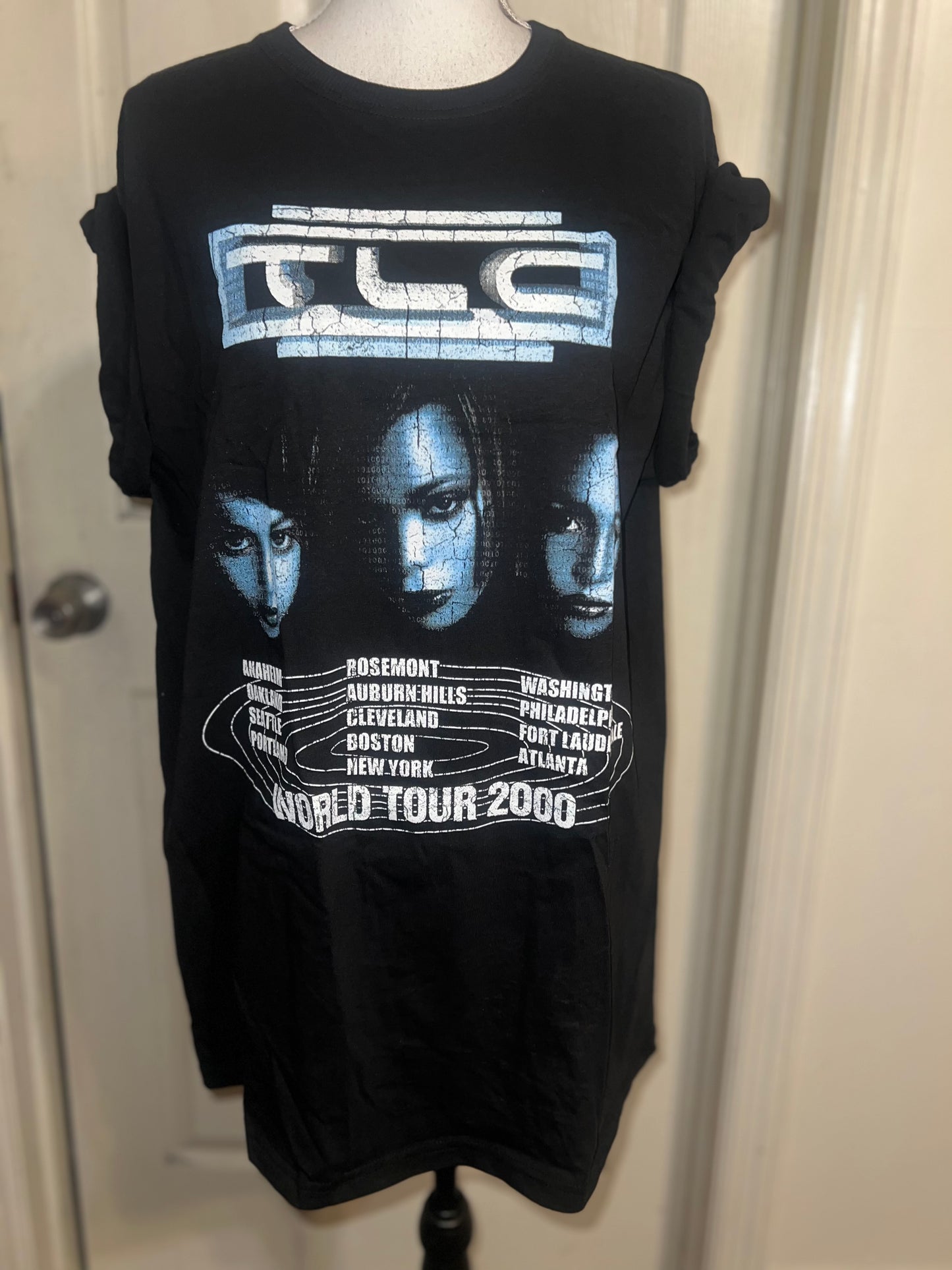 TLC Oversized Distressed Tee