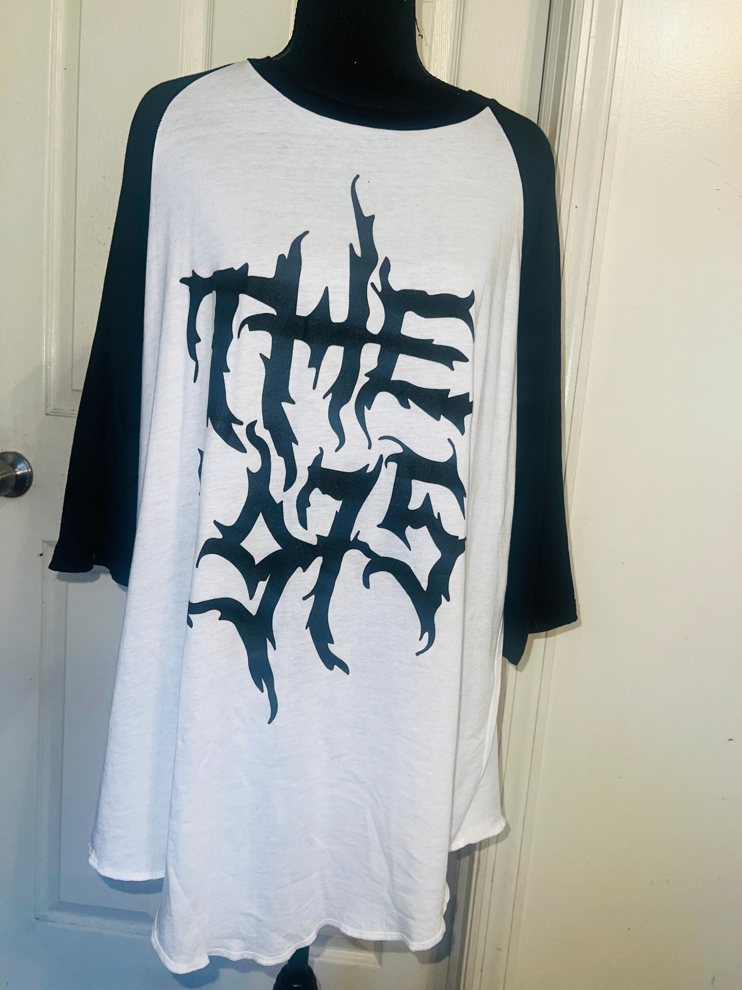 The 1975 Raglan Double Sided Oversized Tee (picture on back)