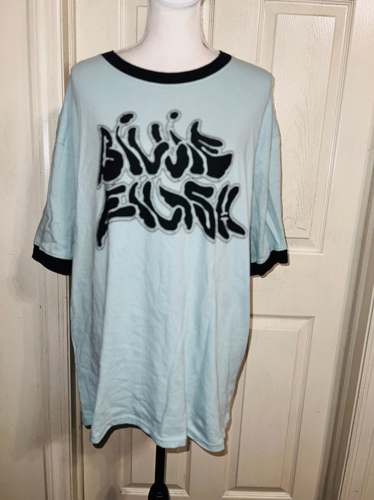 Billie Eilish Oversized Distressed Tee