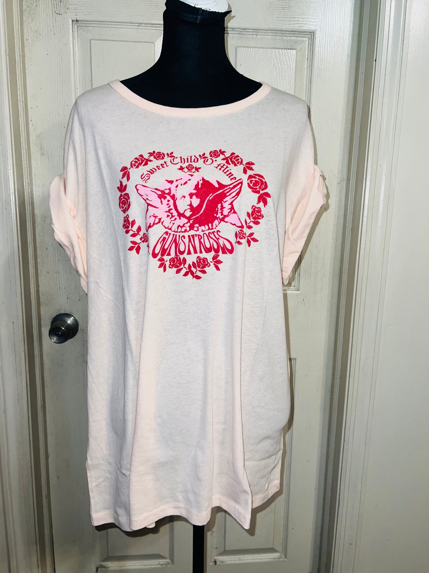 Guns n Roses Oversized Distressed Tee