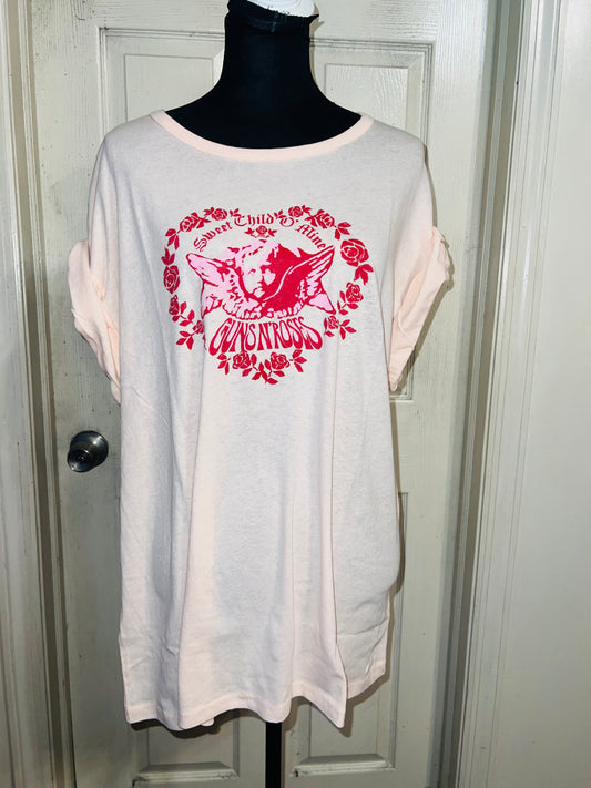 Guns n Roses Oversized Distressed Tee