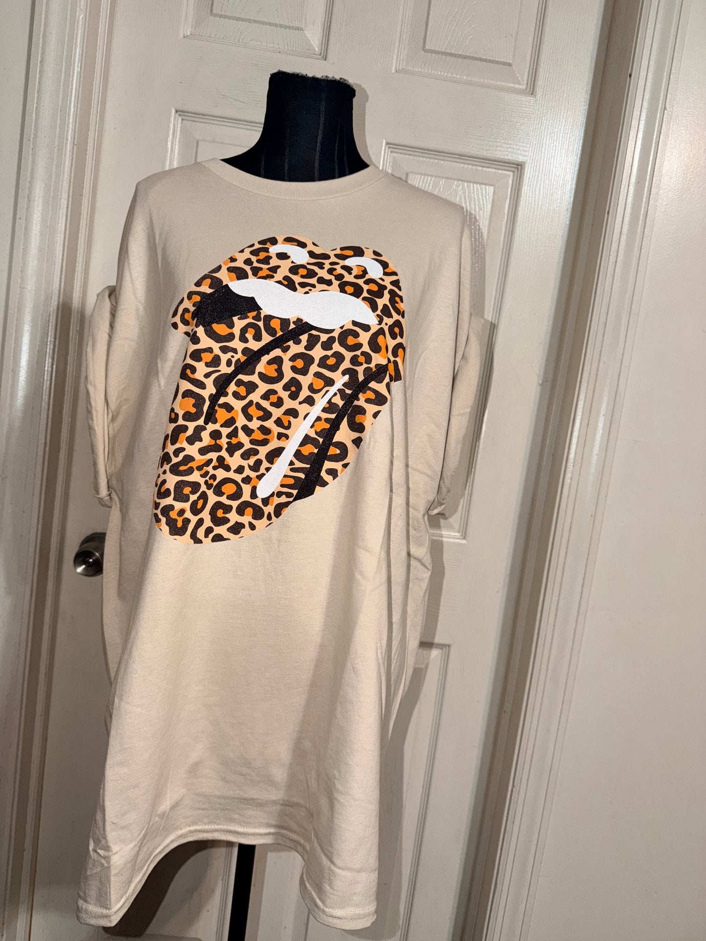 The Rolling Stones Oversized Distressed Tee