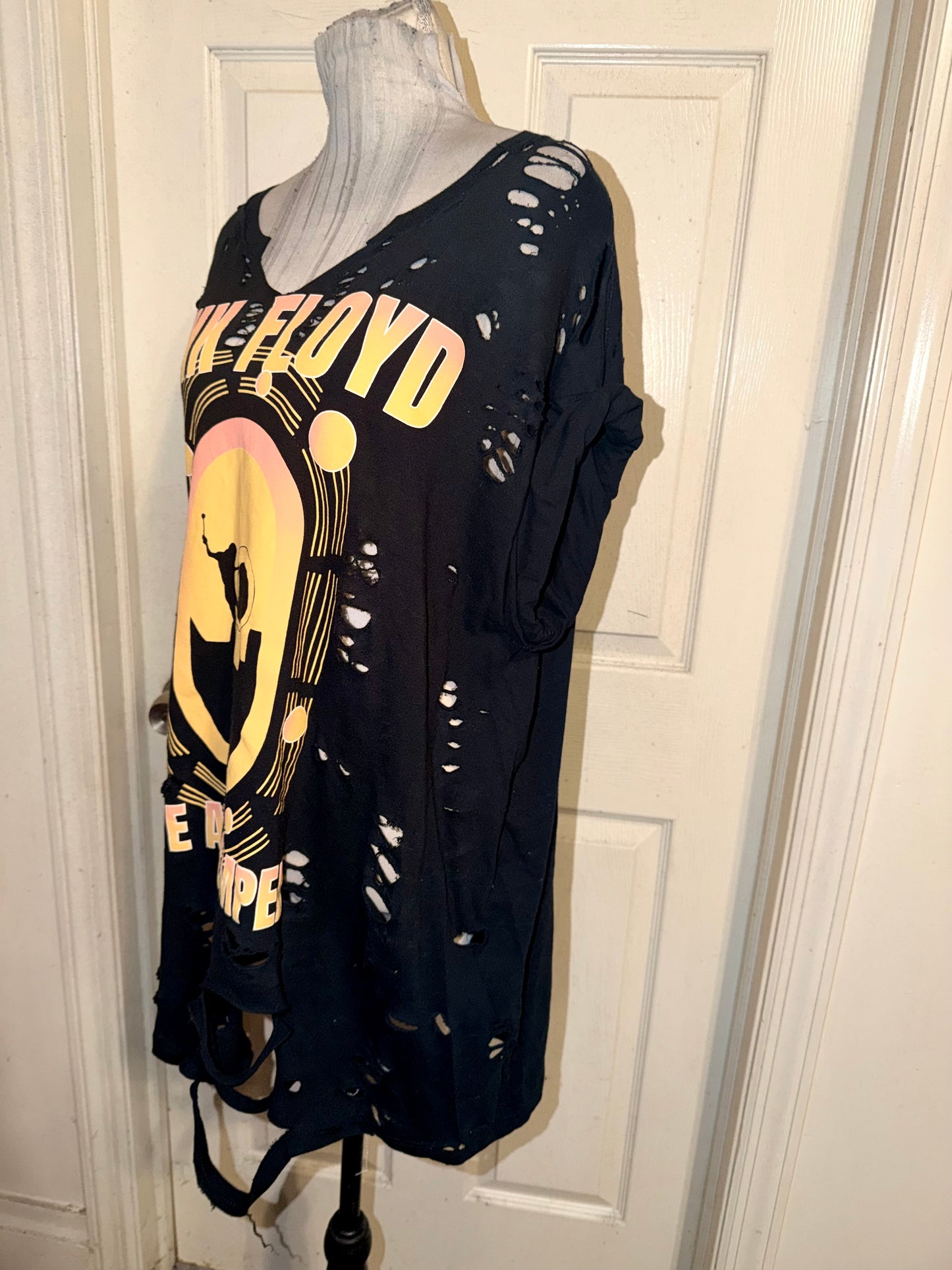 Pink Floyd Oversized Distressed Tee (as is)