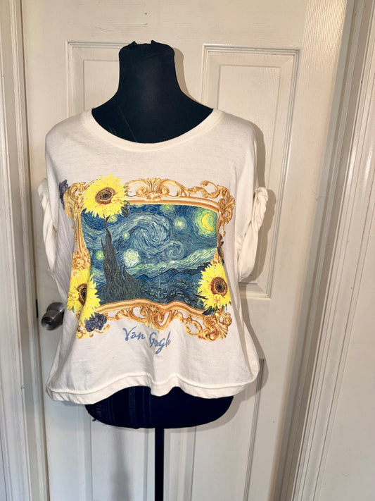 Vincent Van Gogh Cropped Tee