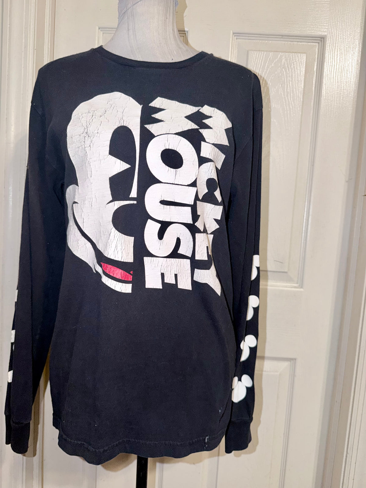 Mickey Mouse Vintage Oversized Long Sleeve Tee