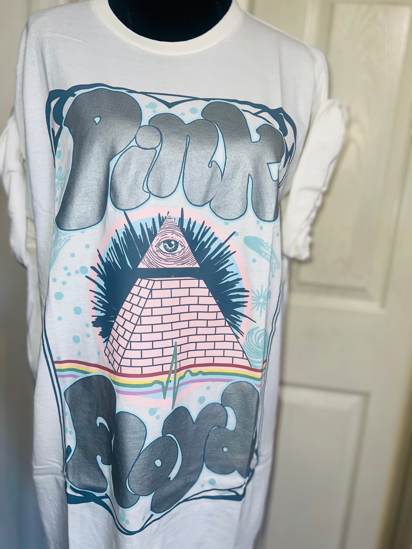 Pink Floyd Oversized Distressed Tee