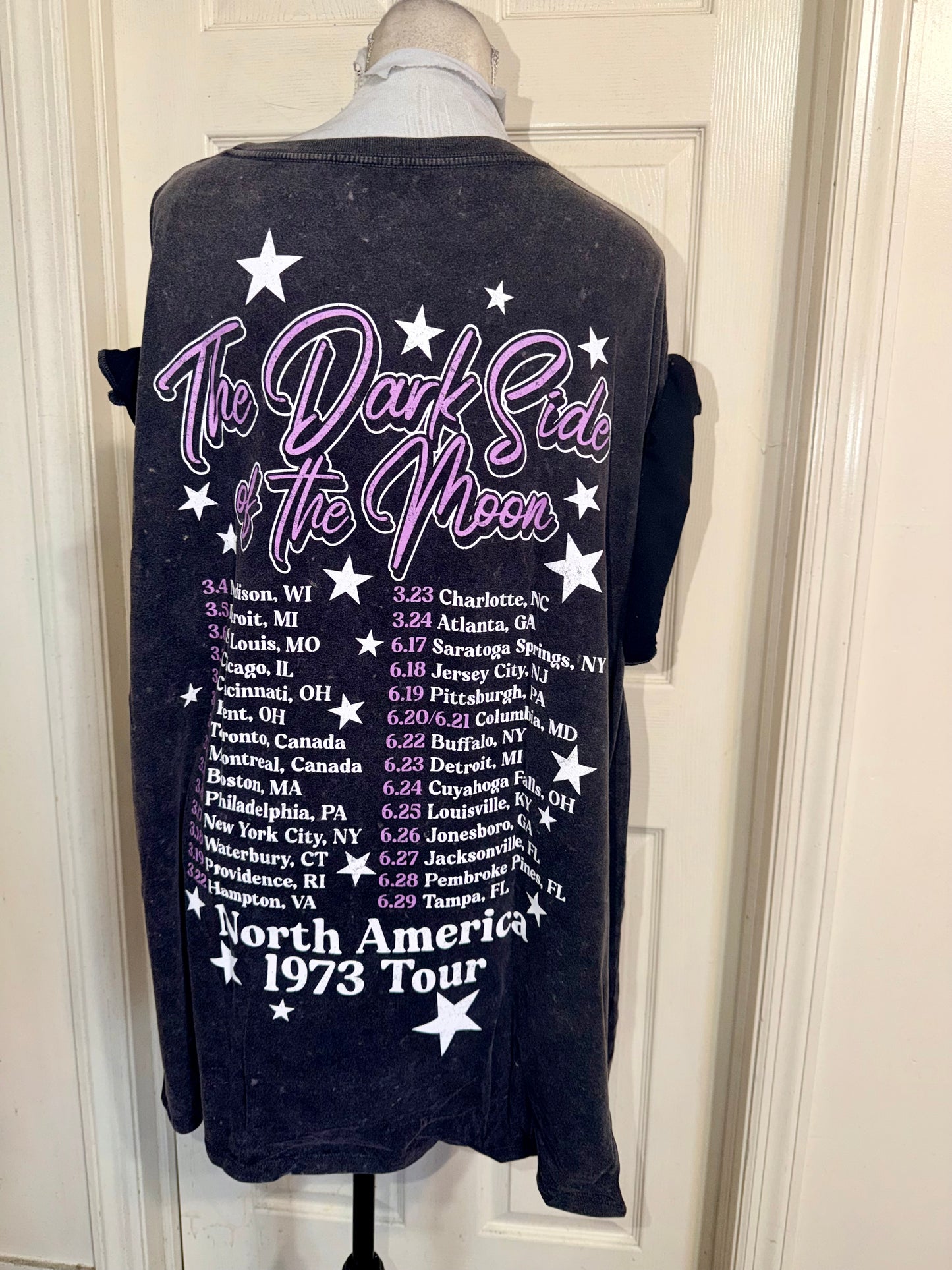 Pink Floyd Double Sided Oversized Distressed Tee