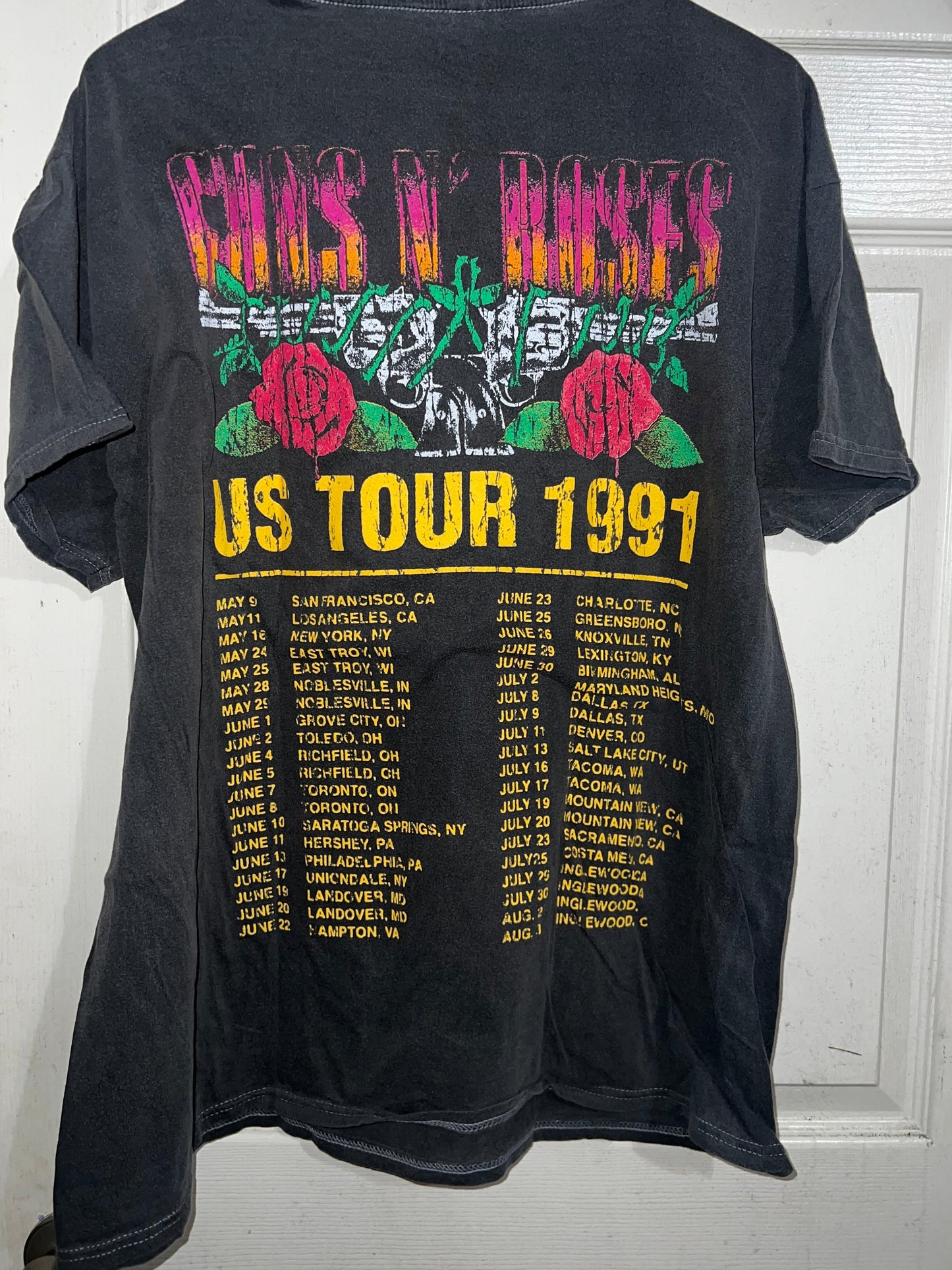 Guns n Roses Double Sided Oversized Tee/Dress