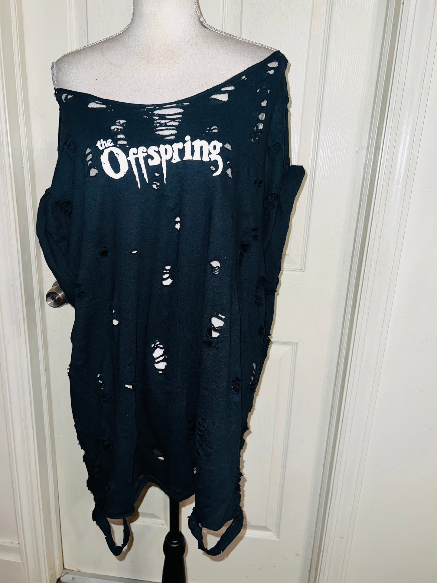 The Offspring Double Sided Oversized Distressed Tee