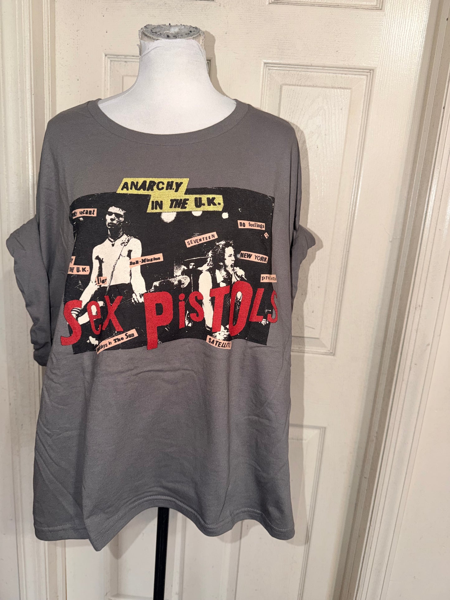 The Sex Pistols Oversized Distressed Tee