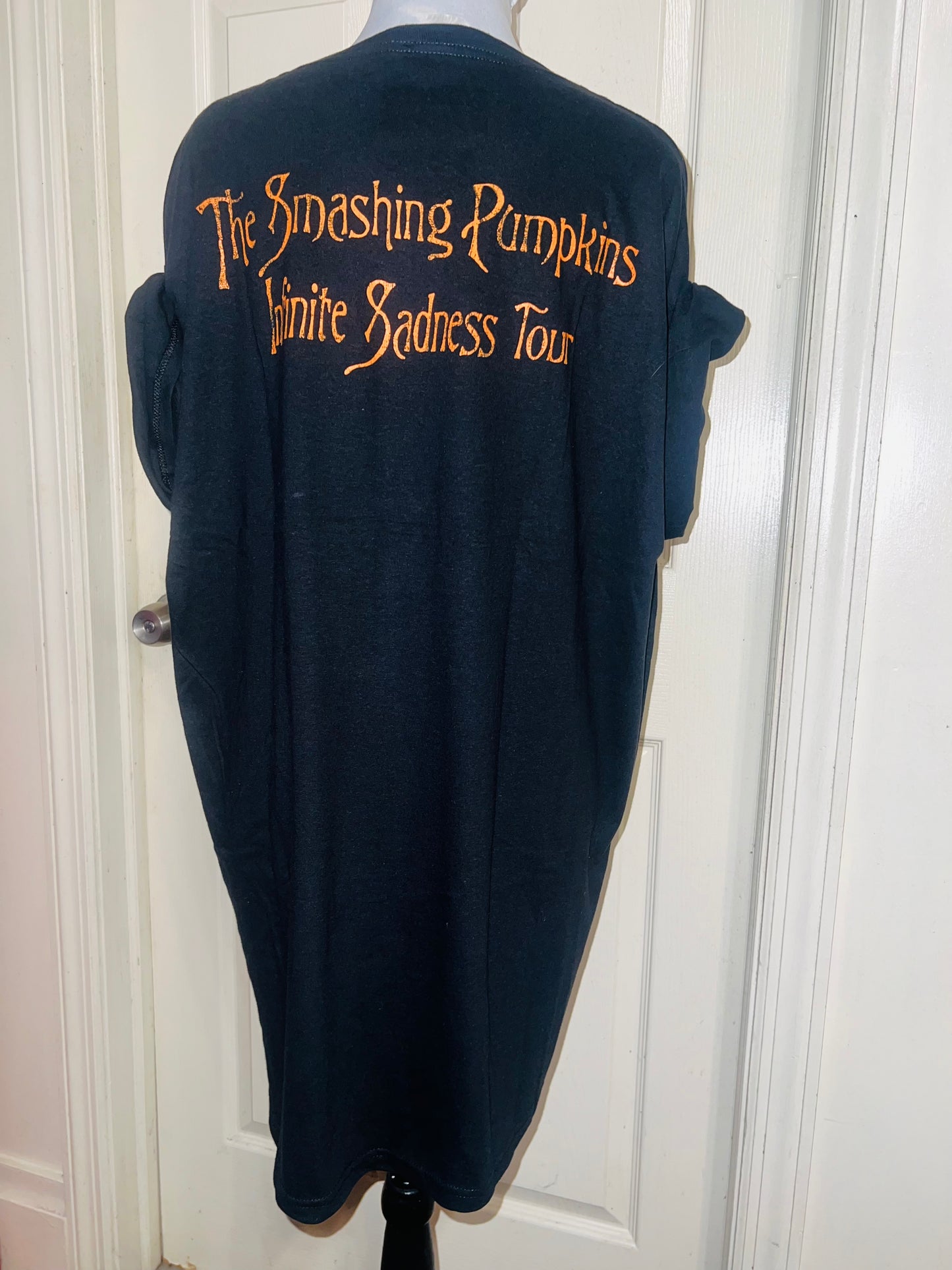 The Smashing Pumpkins Tour Double Sided Oversized Distressed Tee