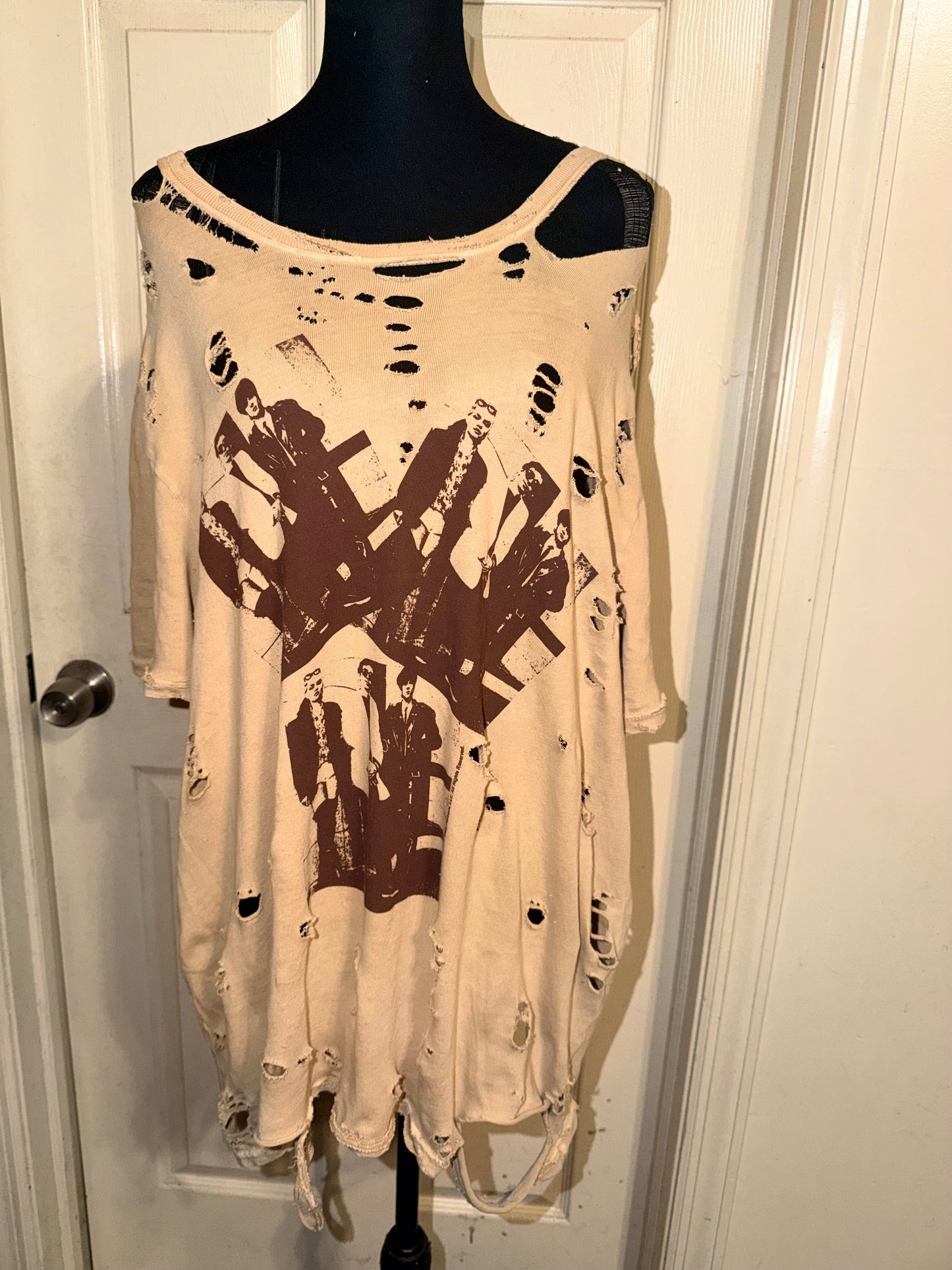 Blondie Double Sided Oversized Distressed Tee (as is)