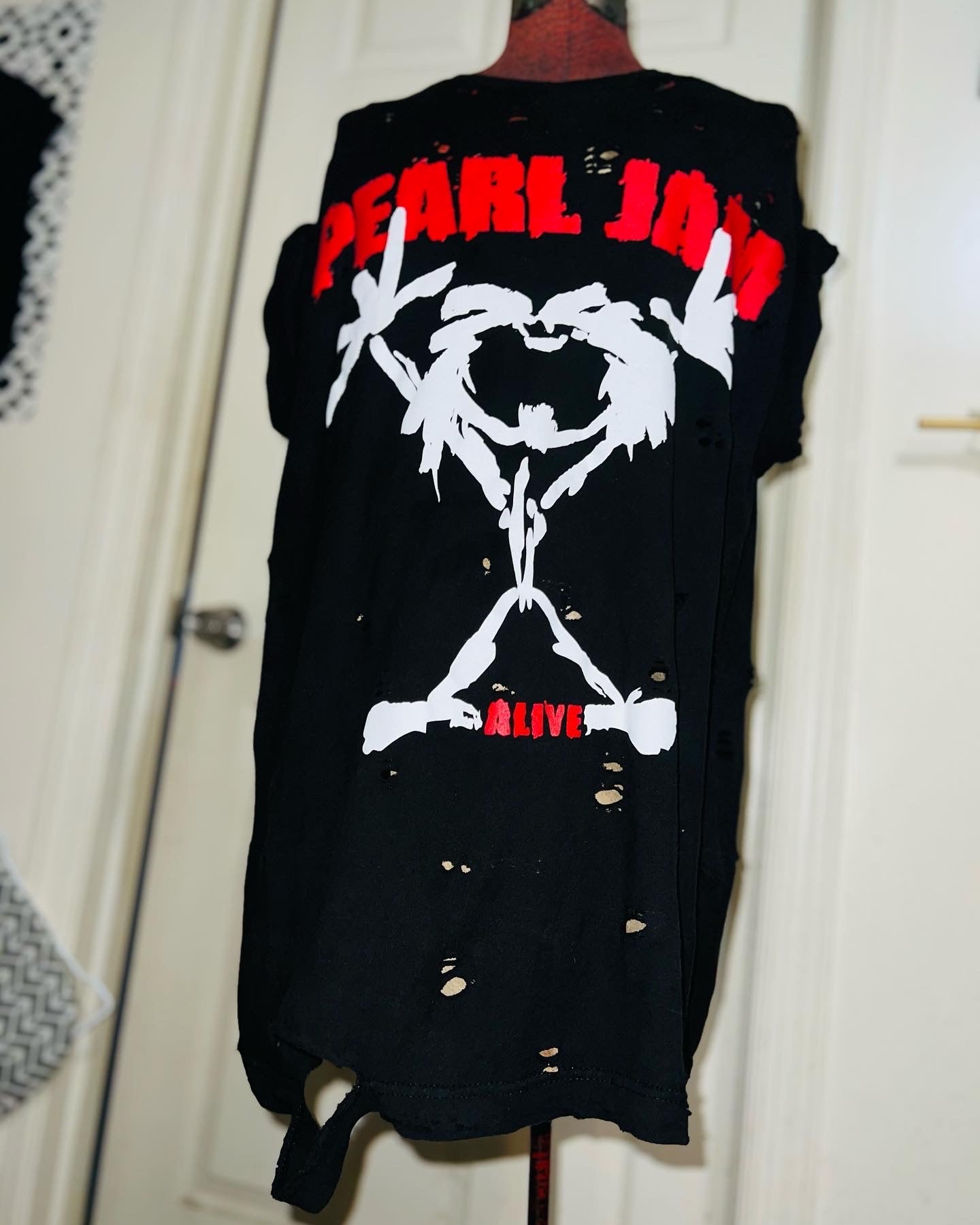 Pearl Jam Double Sided Oversized Tee