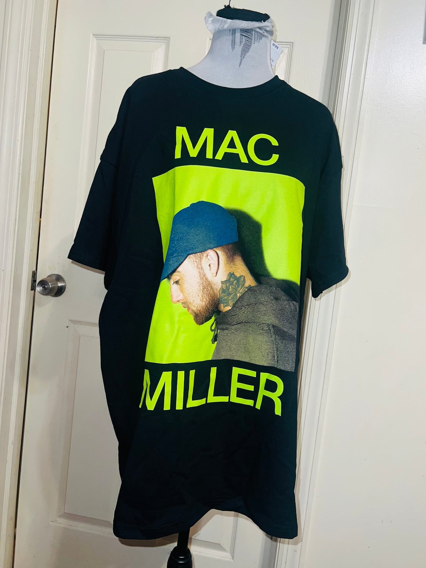 Mac Miller Oversized Distressed Tee