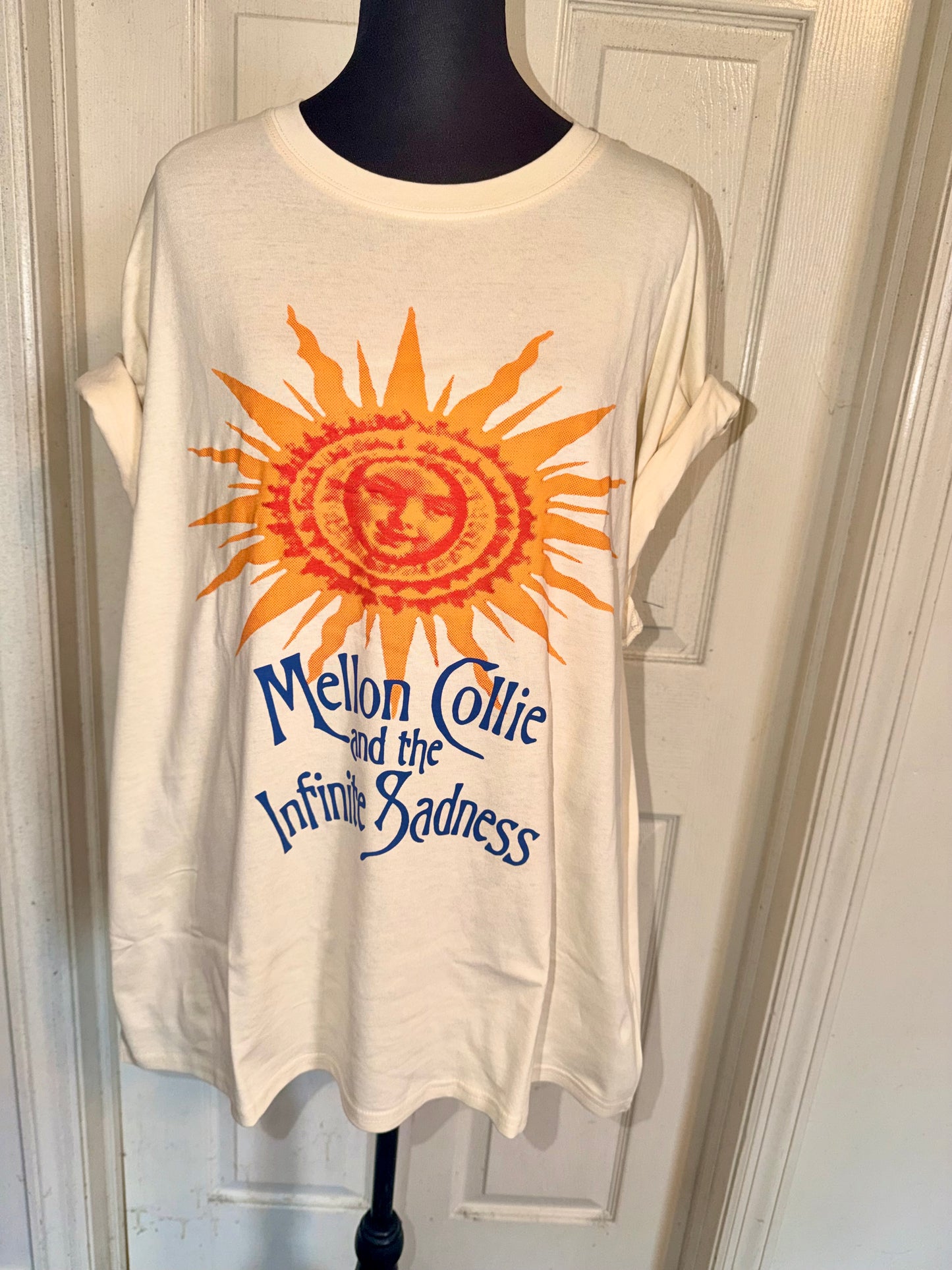 The Smashing Pumpkins Oversized Distressed Tee