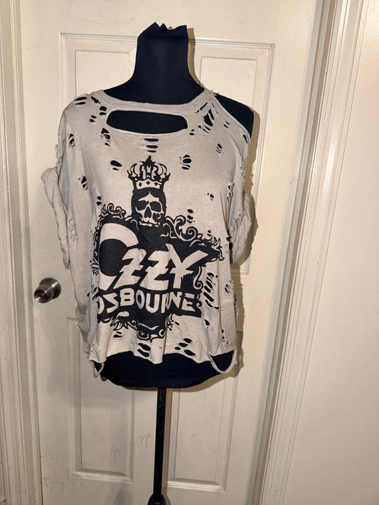 Ozzy Osbourne Oversized Distressed Tee (As Is)