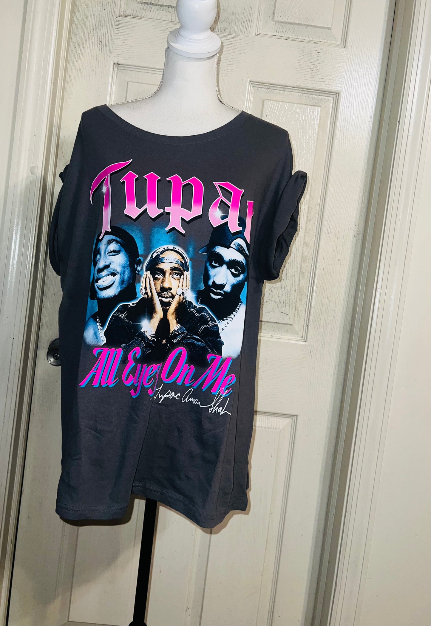 Tupac Oversized Distressed Tee