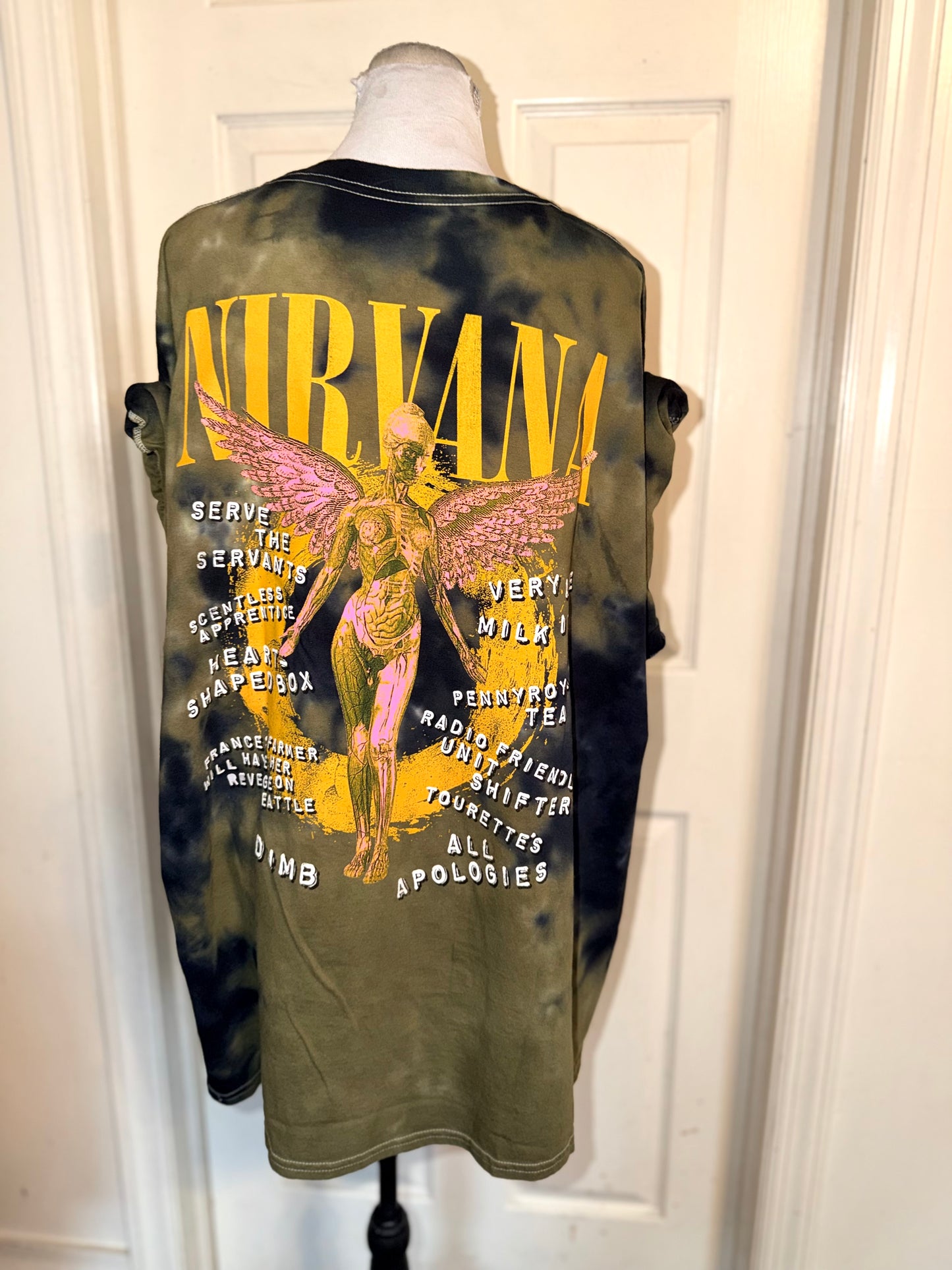 Nirvana Double Sided Oversized Tee