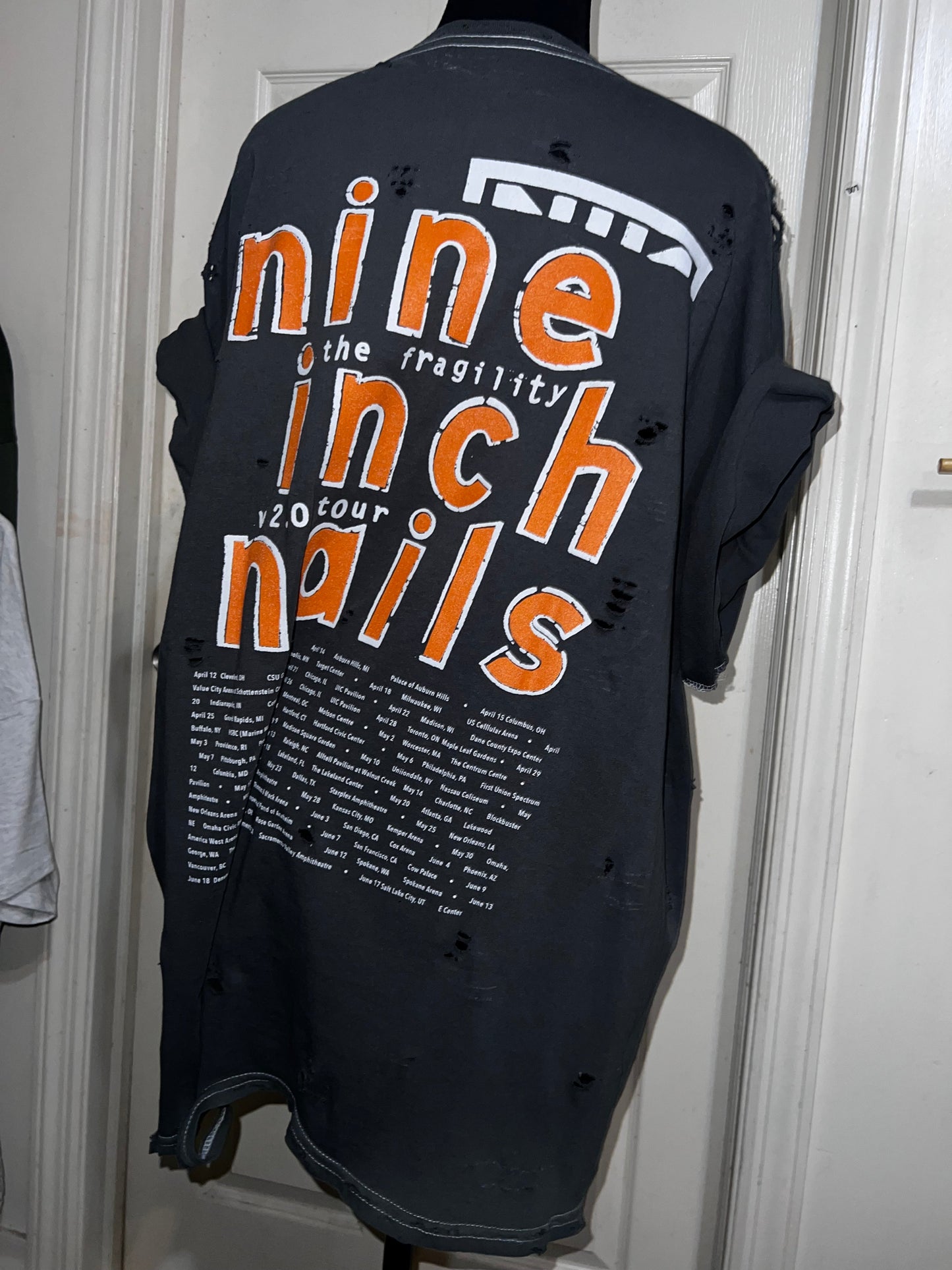 Nine Inch Nails Oversized Distressed Tee