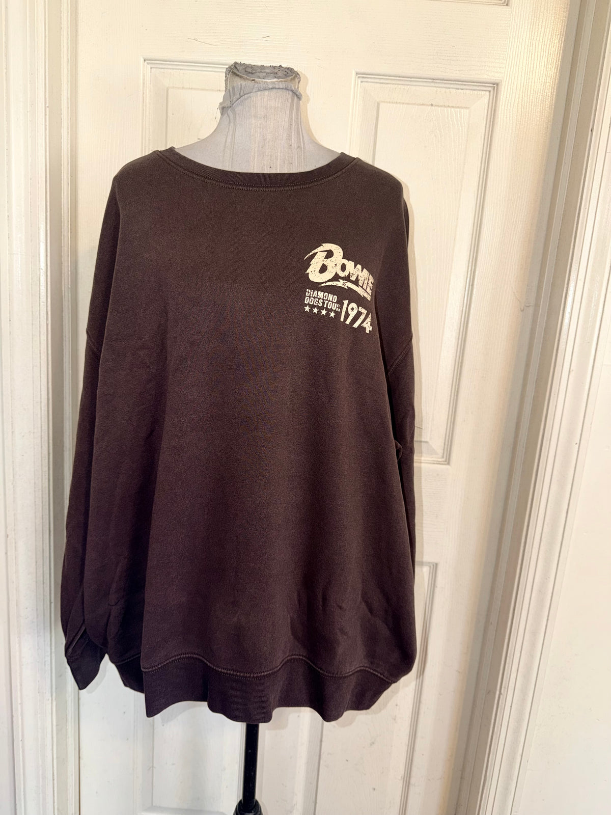 David Bowie Double Sided Oversized Sweatshirt
