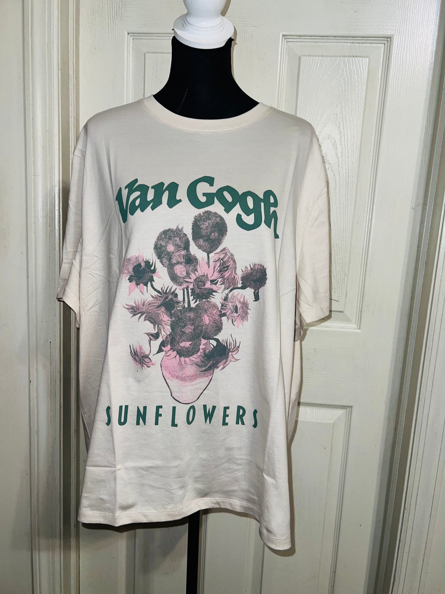 Vincent Van Gogh Oversized Distressed Tee