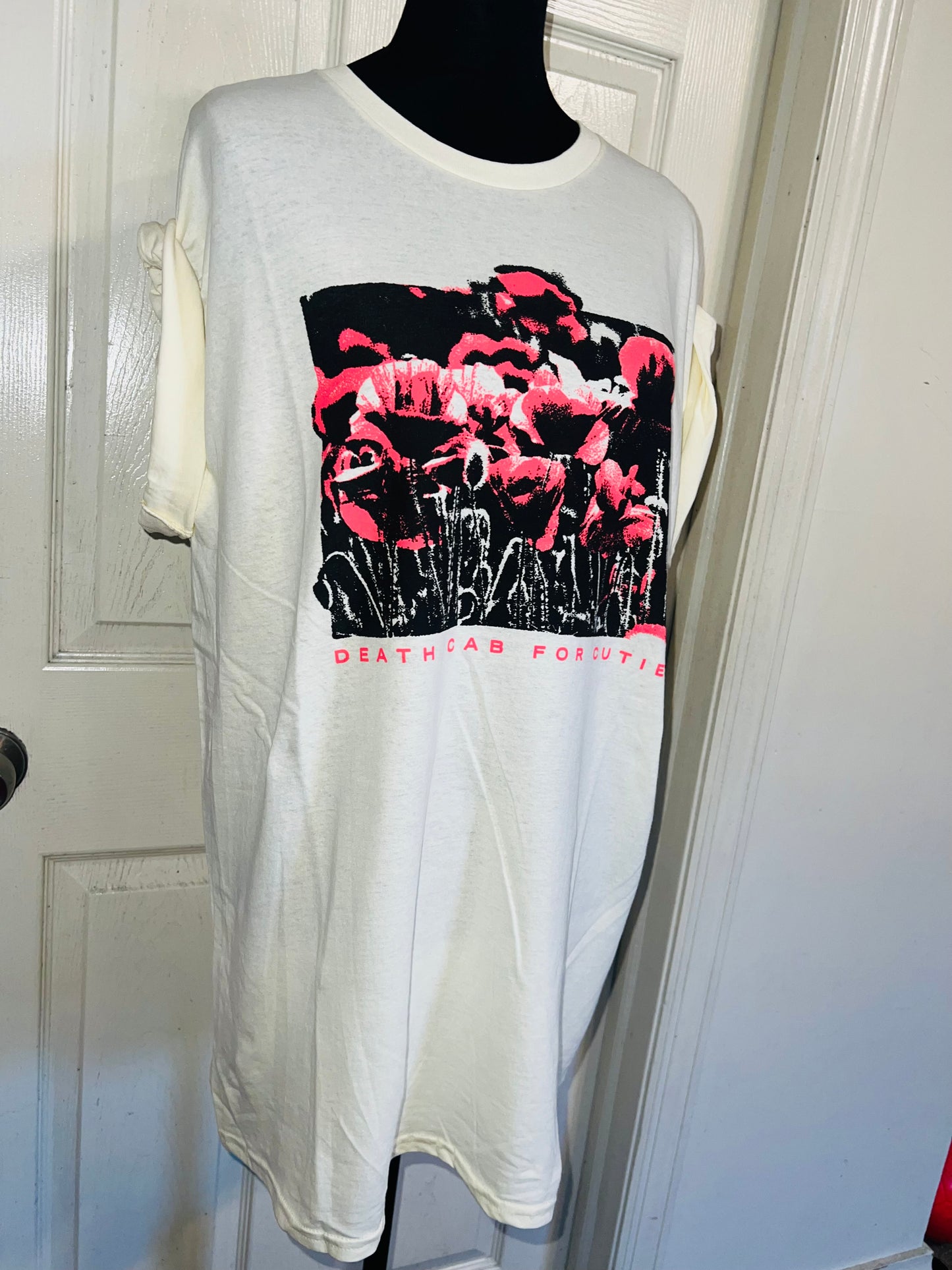Death Cab for Cutie Oversized Distressed Tee