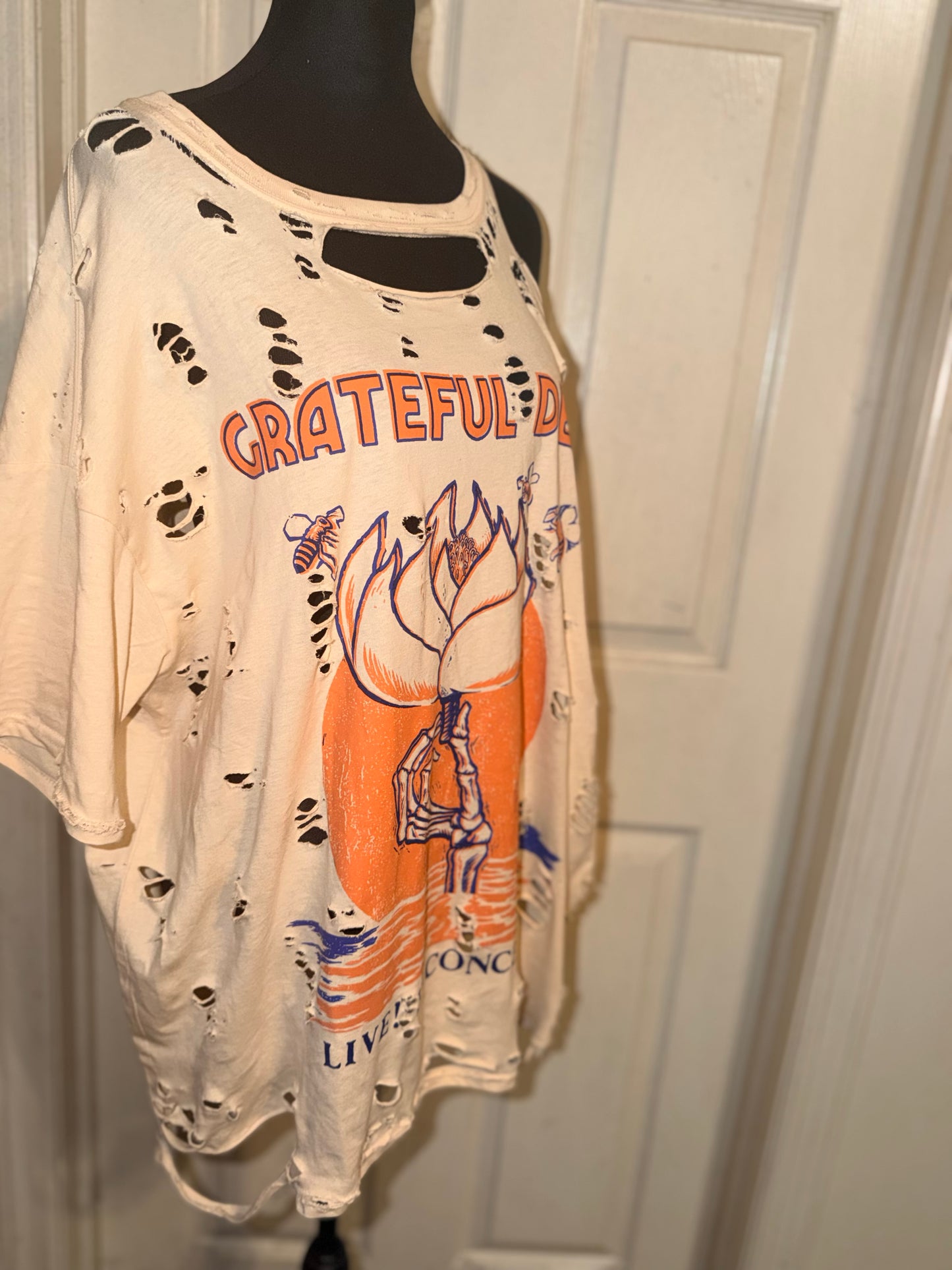 Grateful Dead Oversized Distressed Tee (as is)