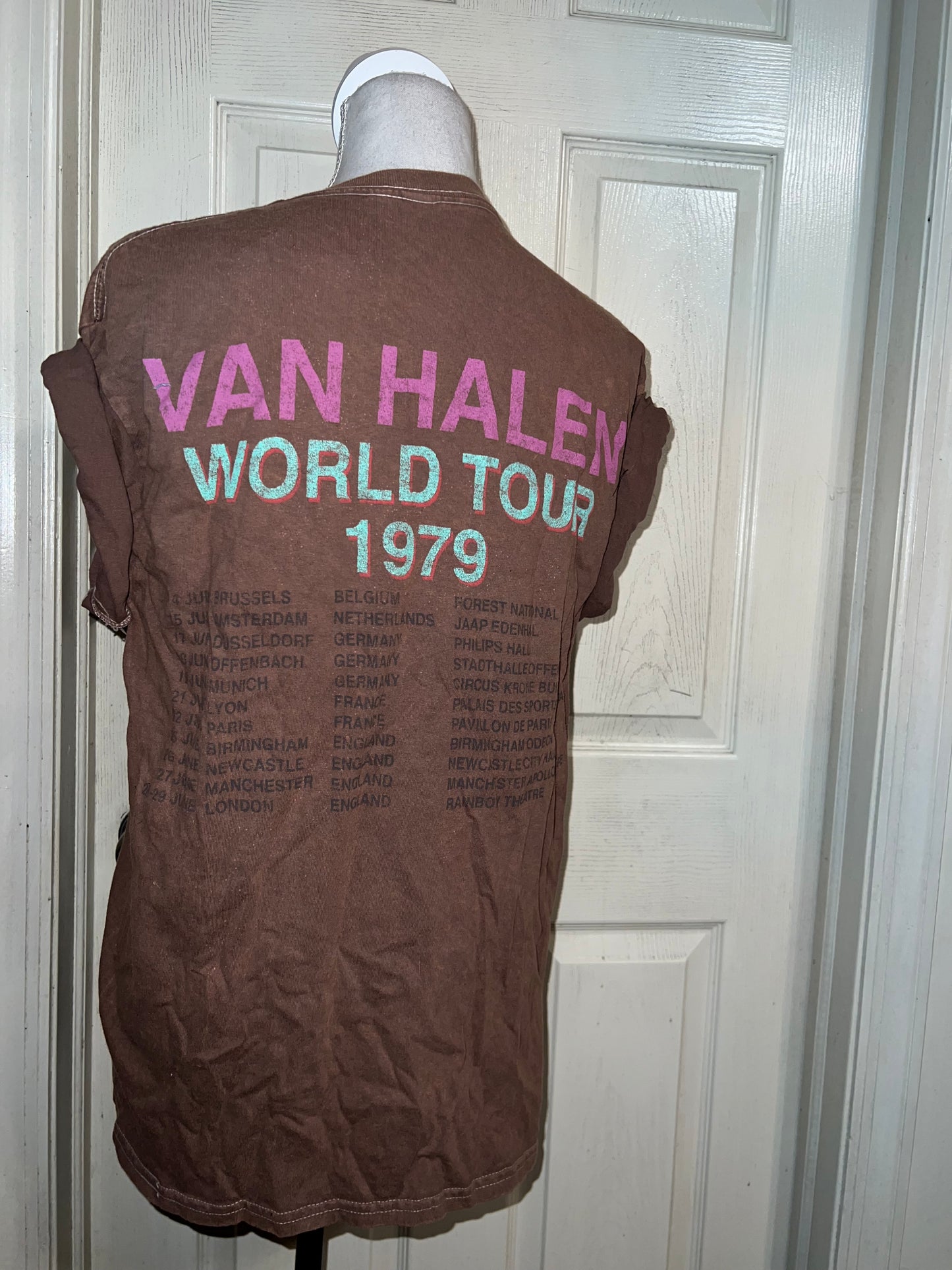 Van Halen 1979 Oversized Distressed Tee