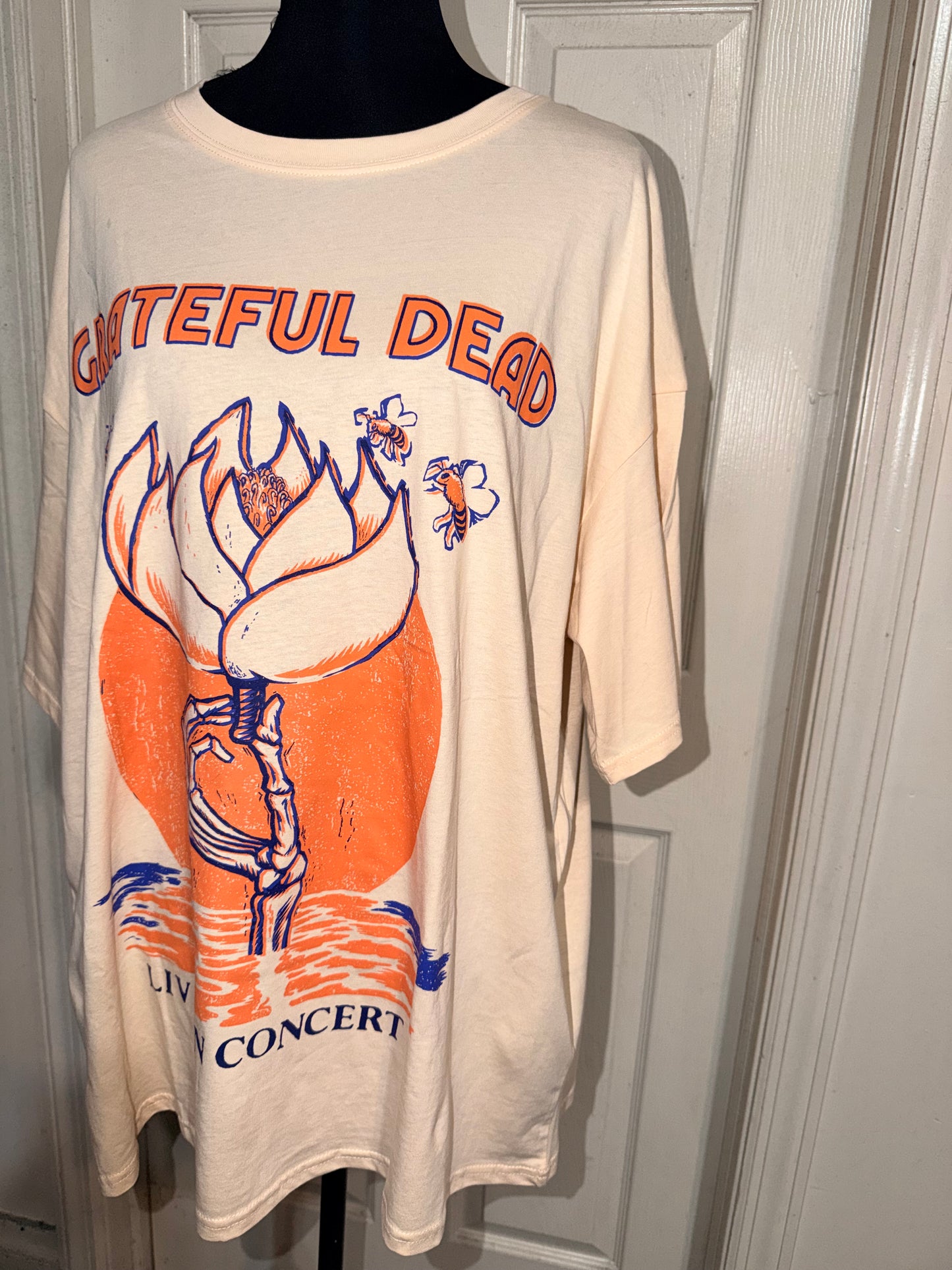 Grateful Dead Oversized Distressed Tee