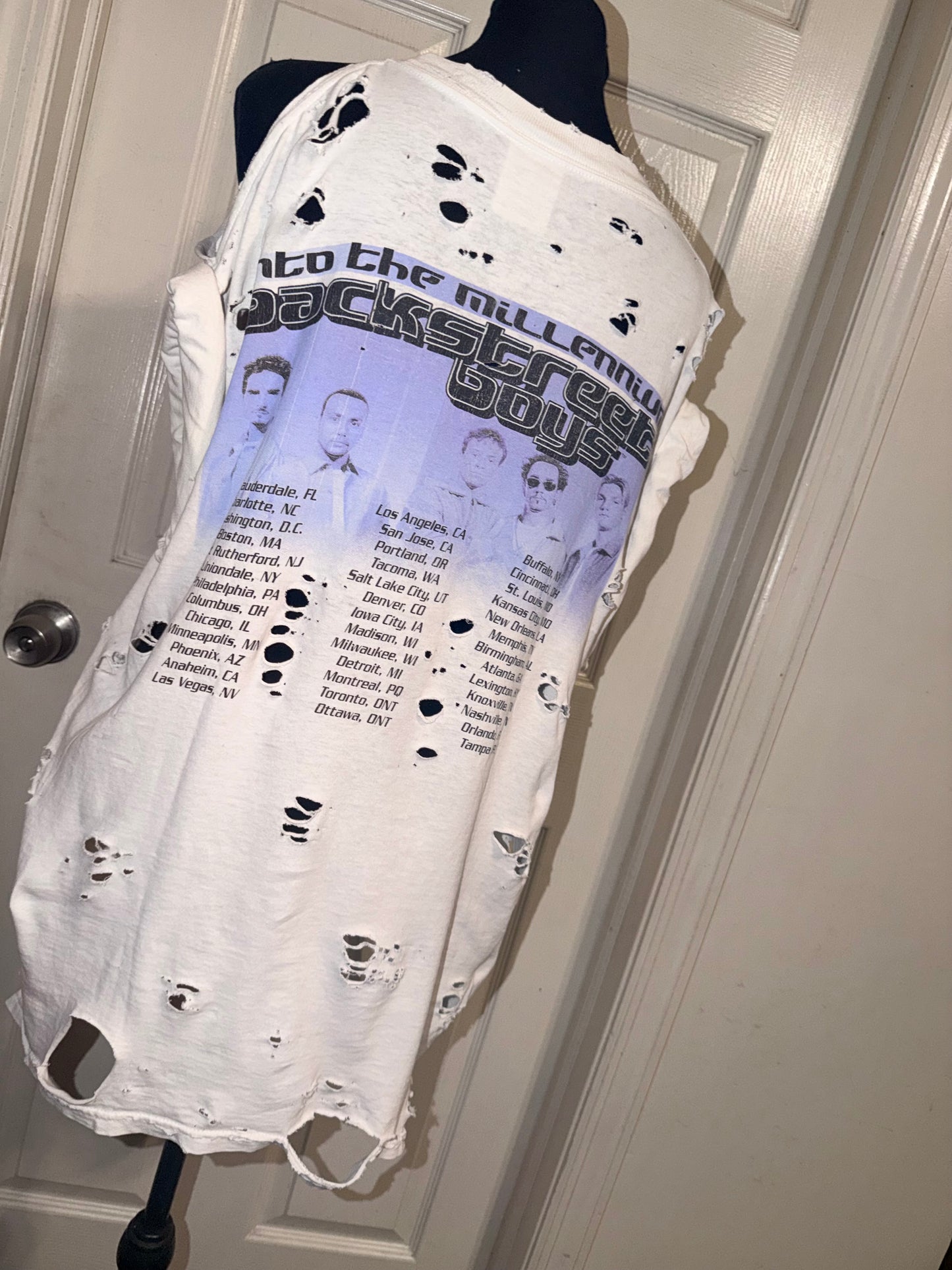 Backstreet Boys Vintage Double Sided Distressed Tee (as is)