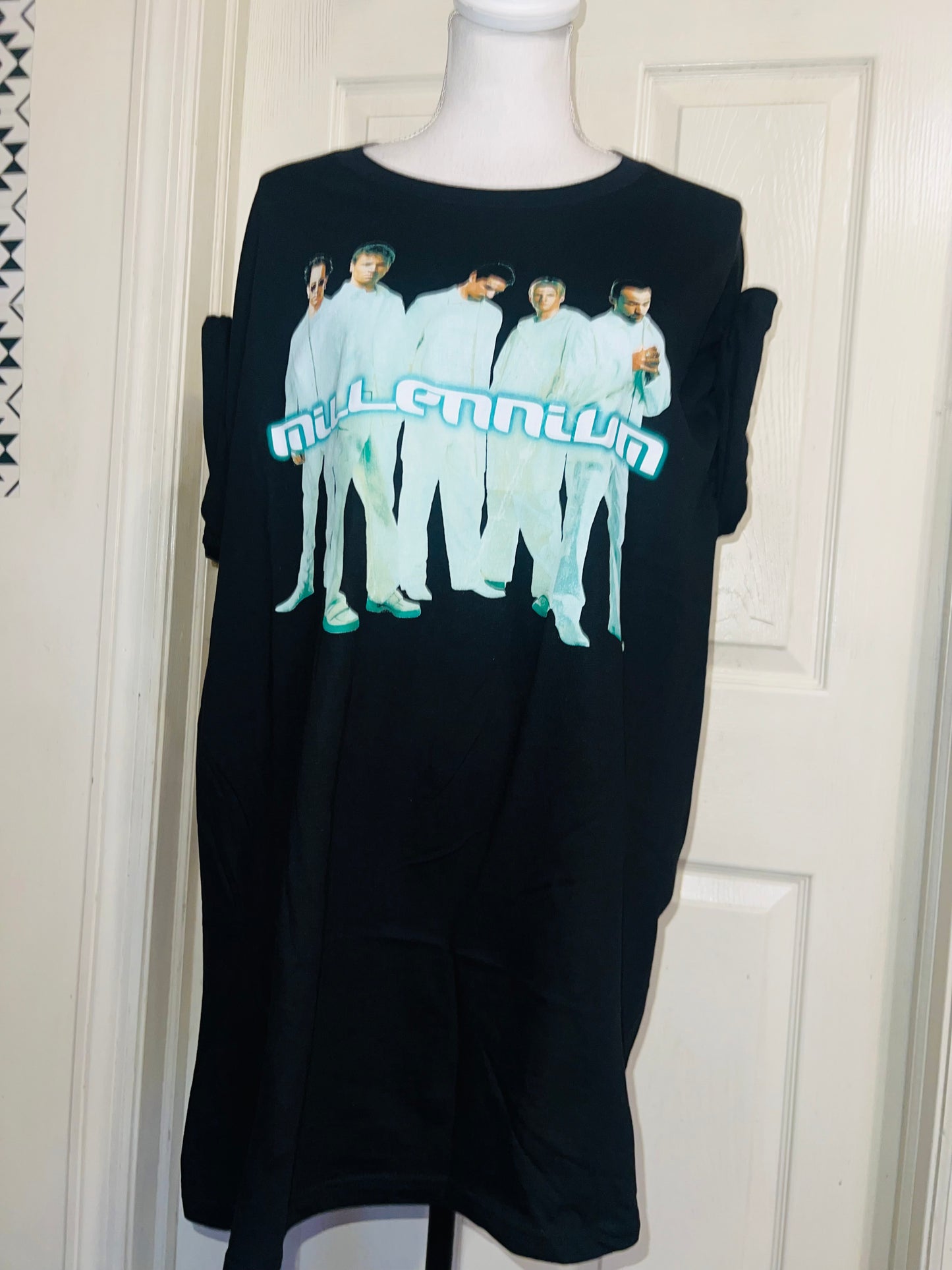 Backstreet Boys Oversized Distressed Tee