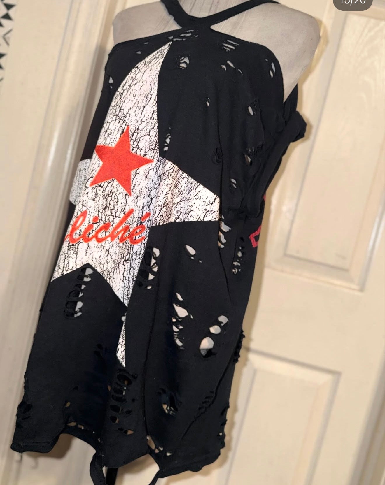 Machine Gun Kelly Double Sided Oversized Distressed Tee (as is)
