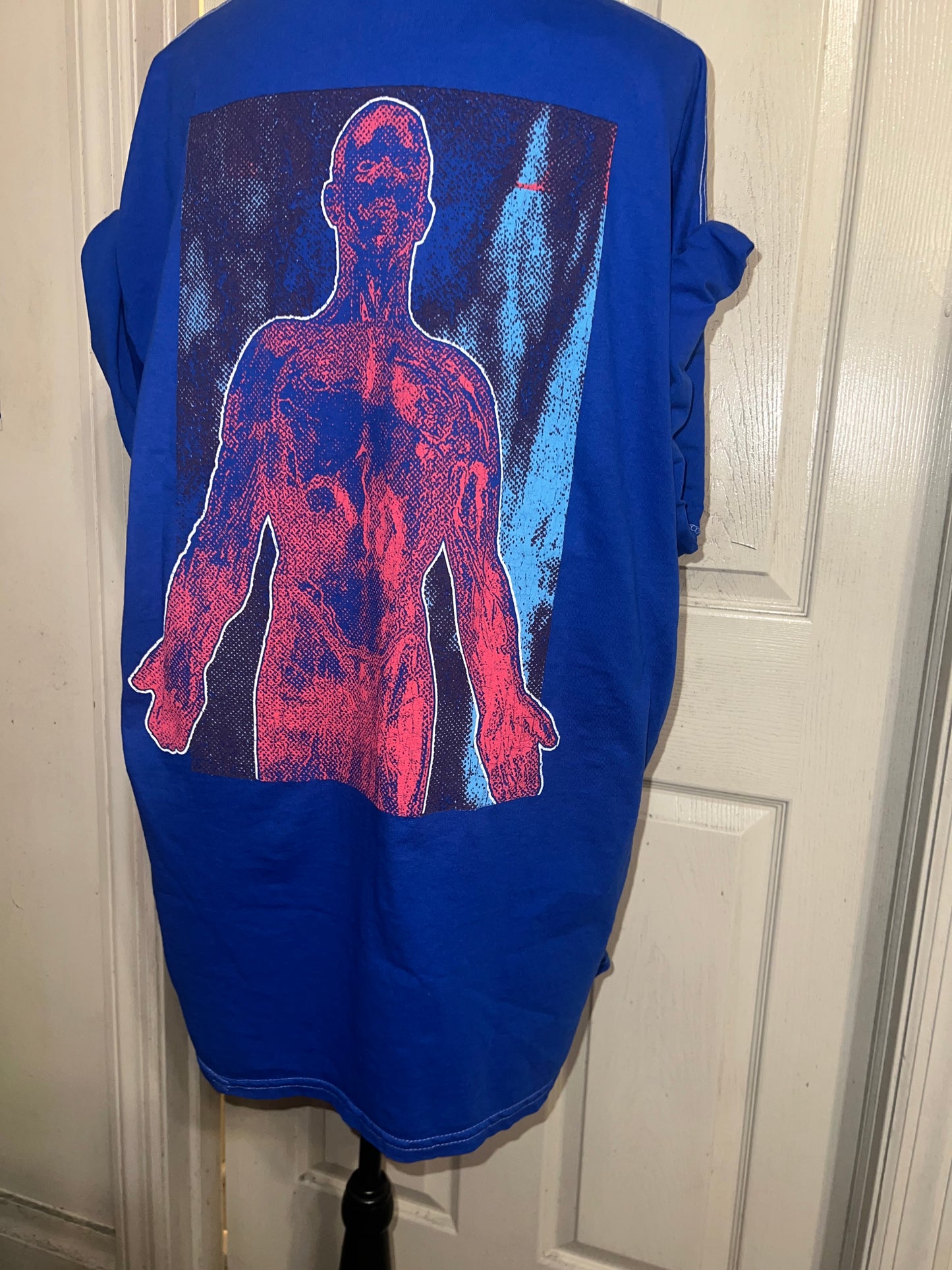 Nirvana Double Sided Oversized Distressed Tee