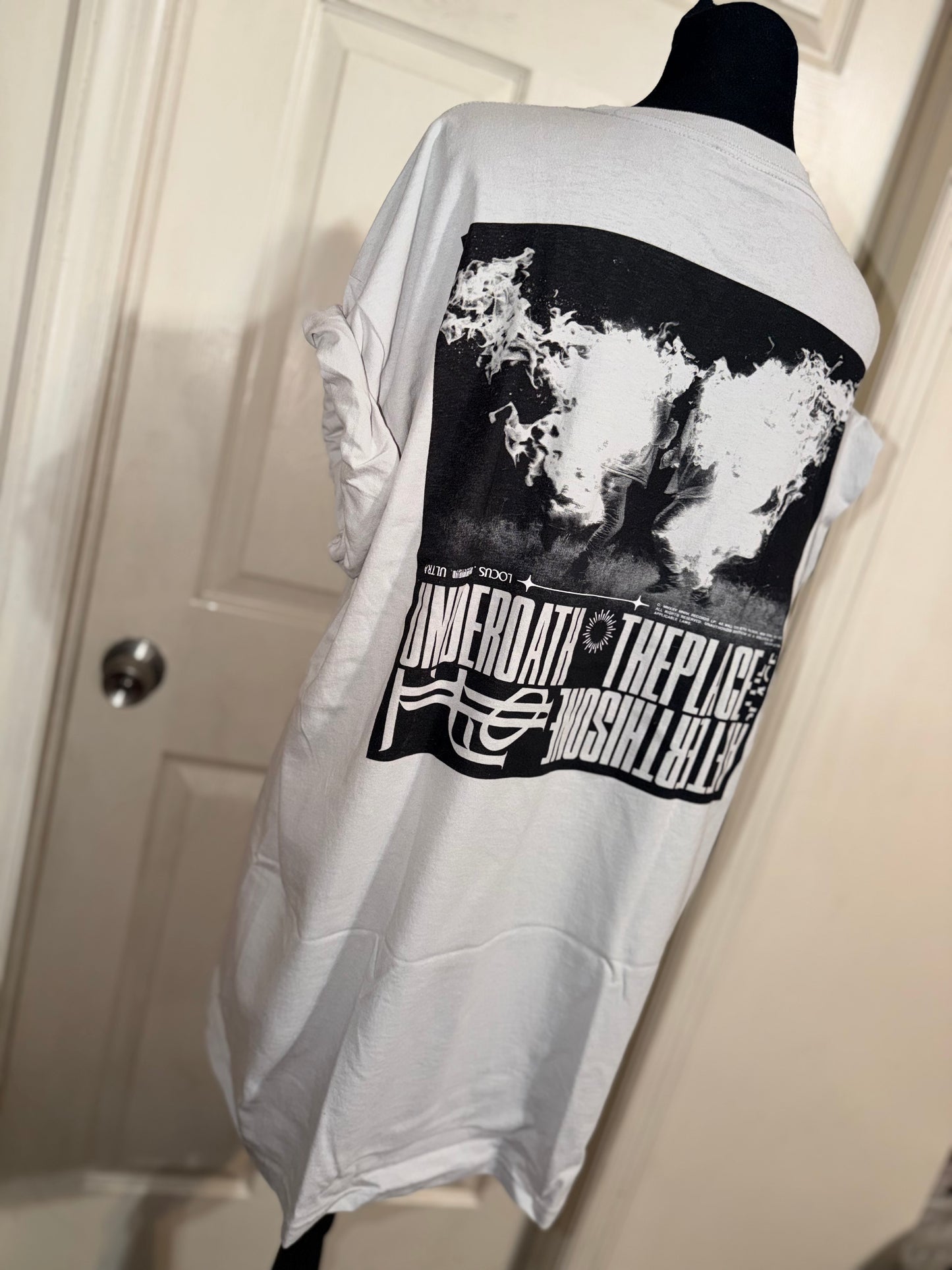 Underoath Double Sided Oversized Distressed Tee