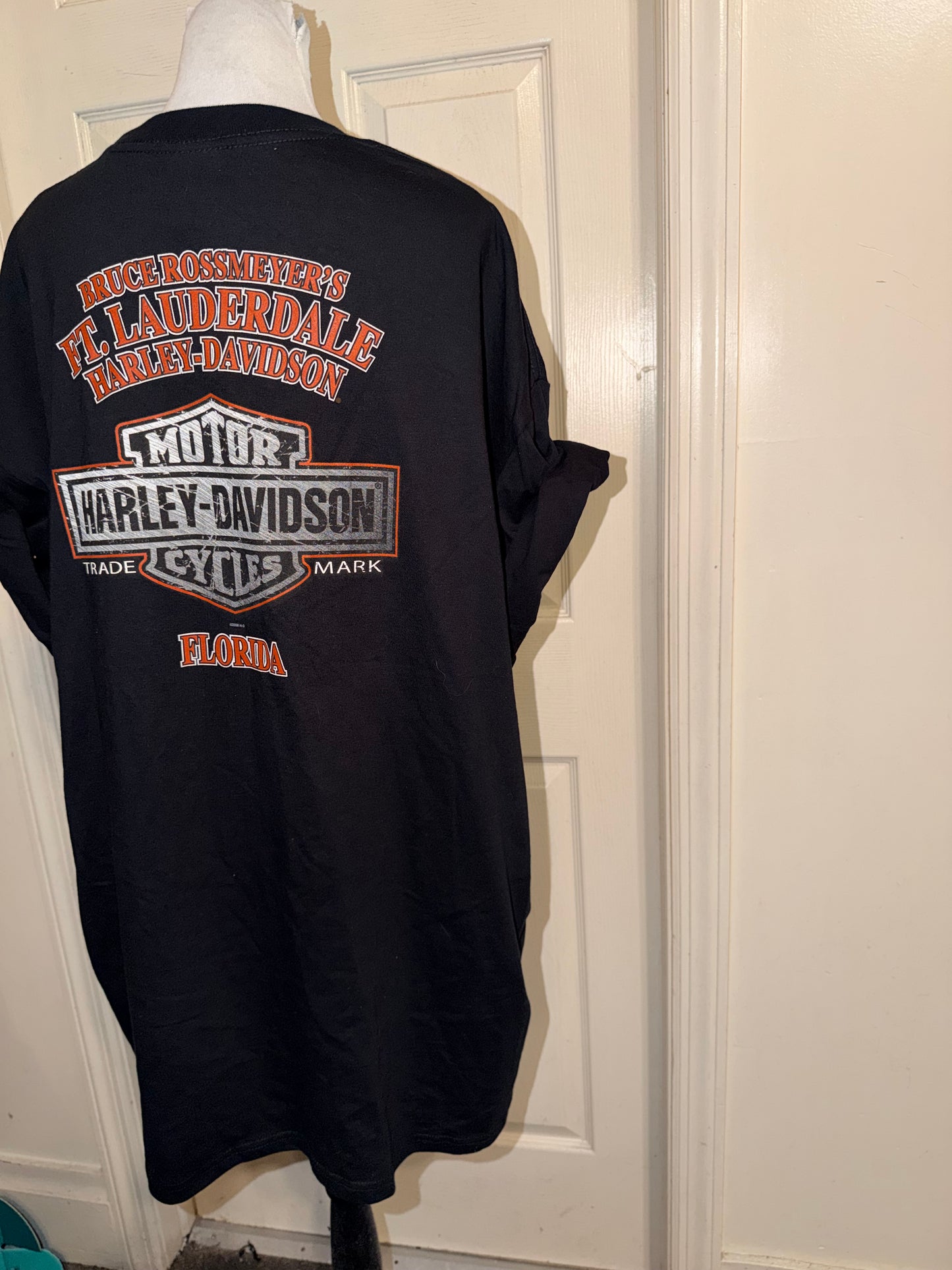 Harley Davidson Vintage Double Sided Oversized Tee