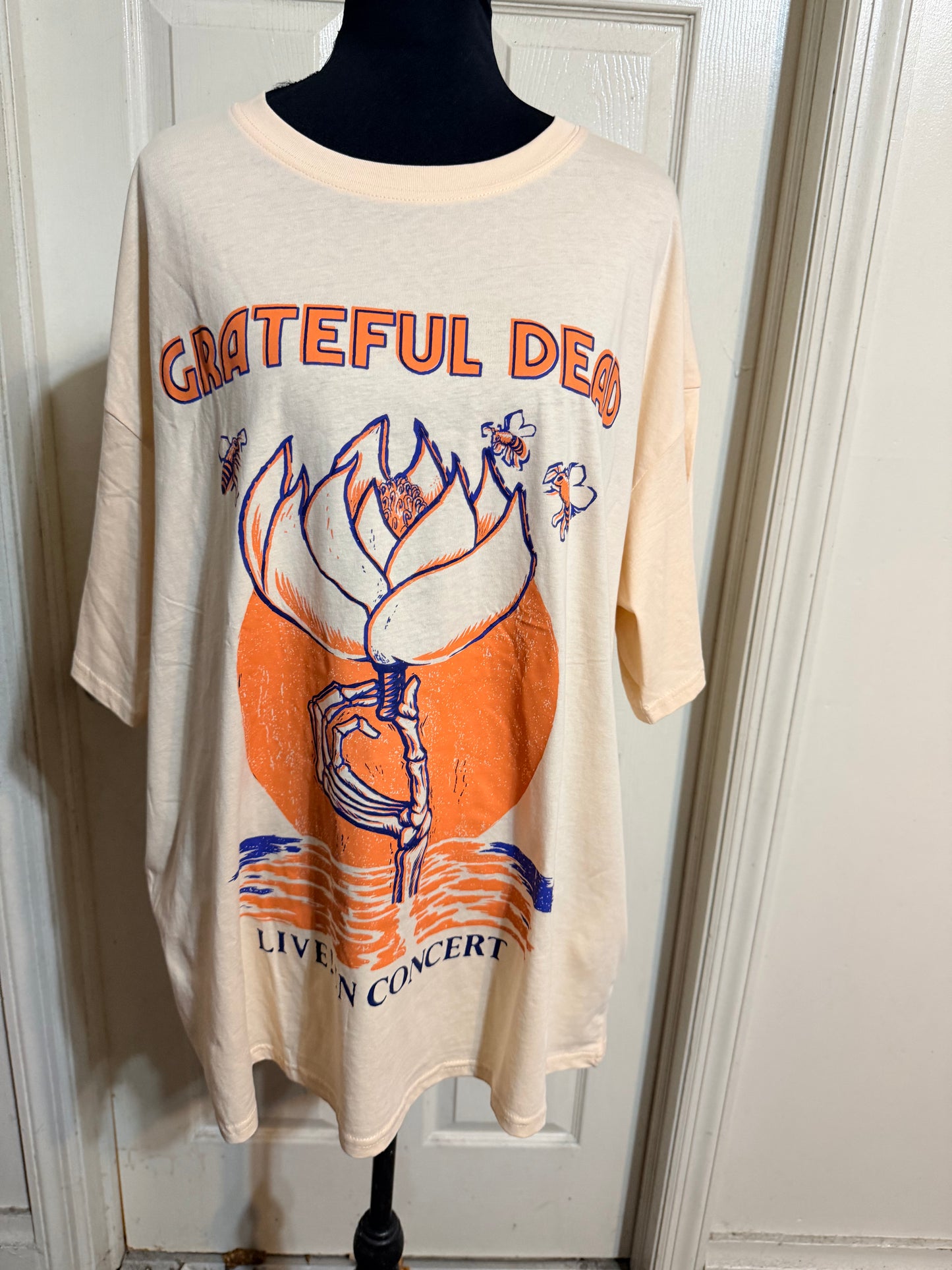 Grateful Dead Oversized Distressed Tee