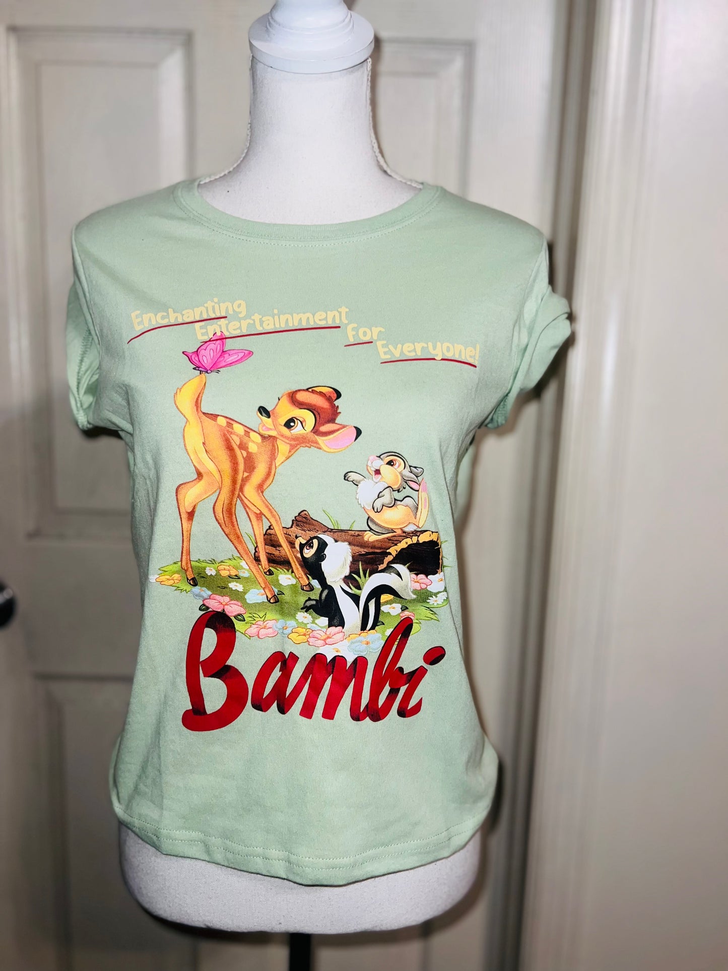 Bambi Distressed Baby Tee