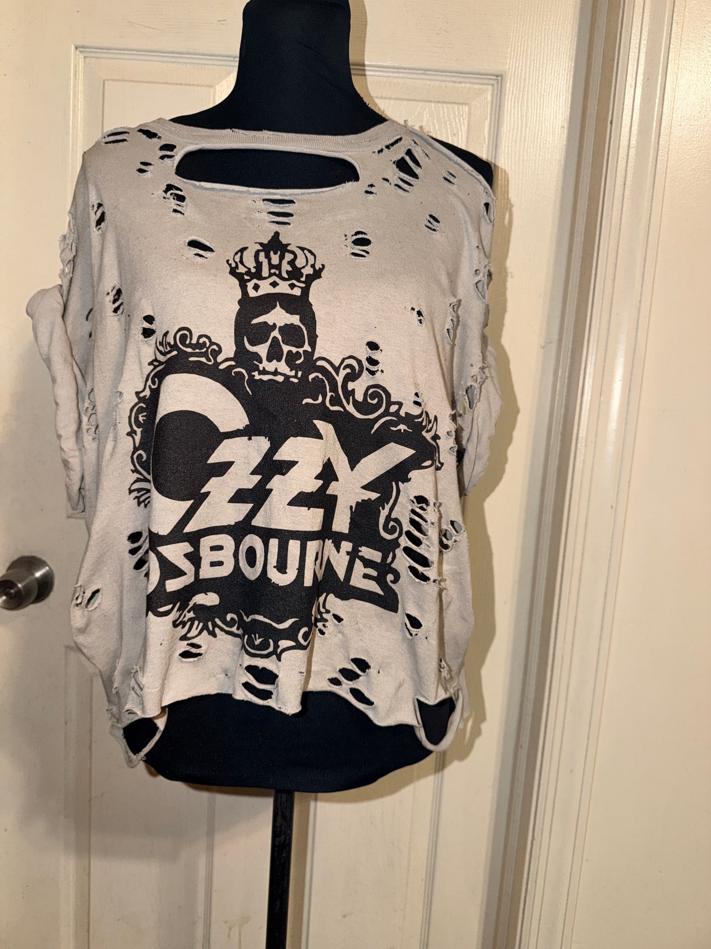 Ozzy Osbourne Oversized Distressed Tee (As Is)