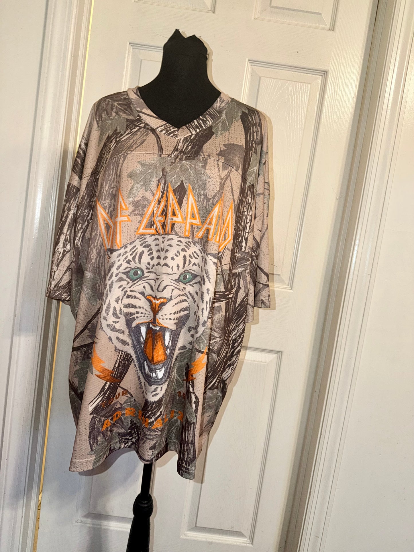 Def Leppard Double Sided Oversized Jersey Tee