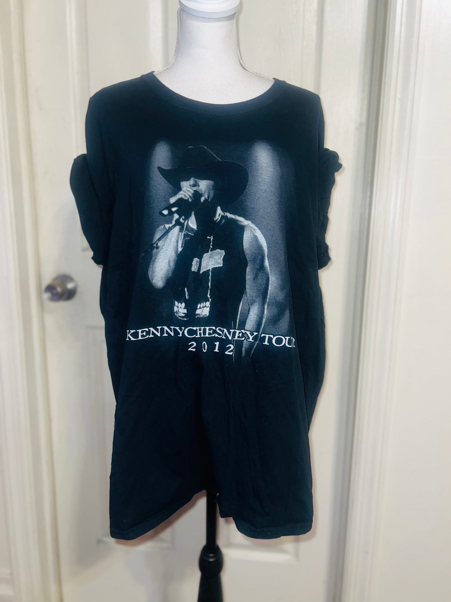 Kenny Chesney Double Sided Oversized Distressed Tee