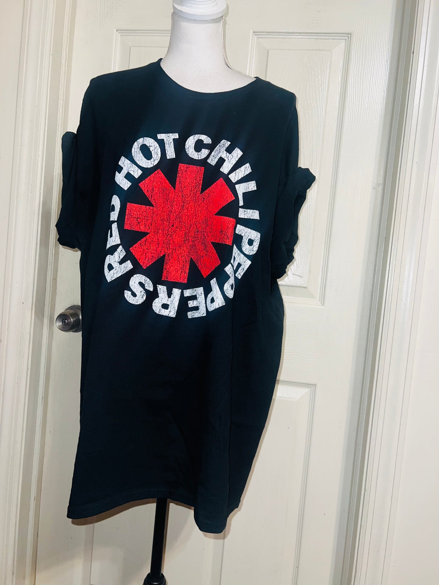 Red Hot Chili Peppers Oversized Distressed Tee