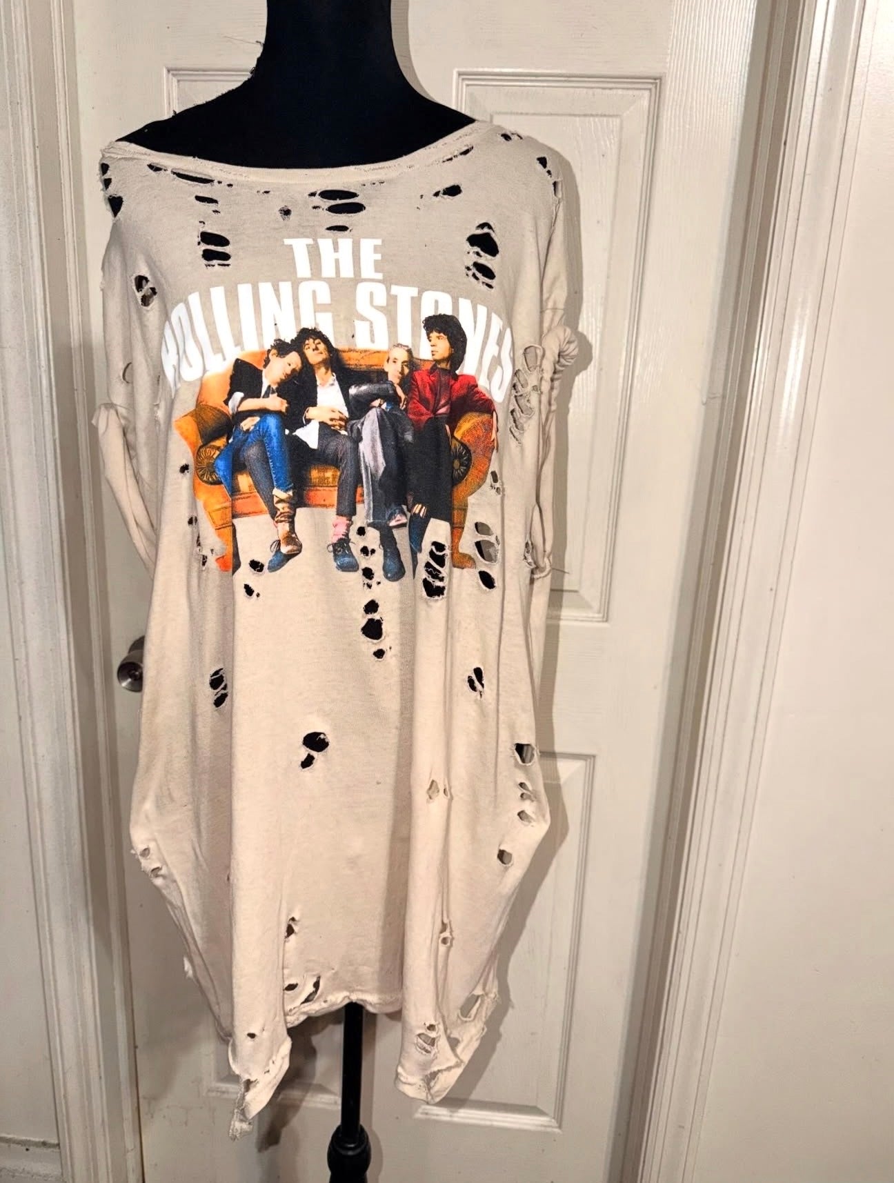 The Rolling Stones Double Sided Distressed Tee